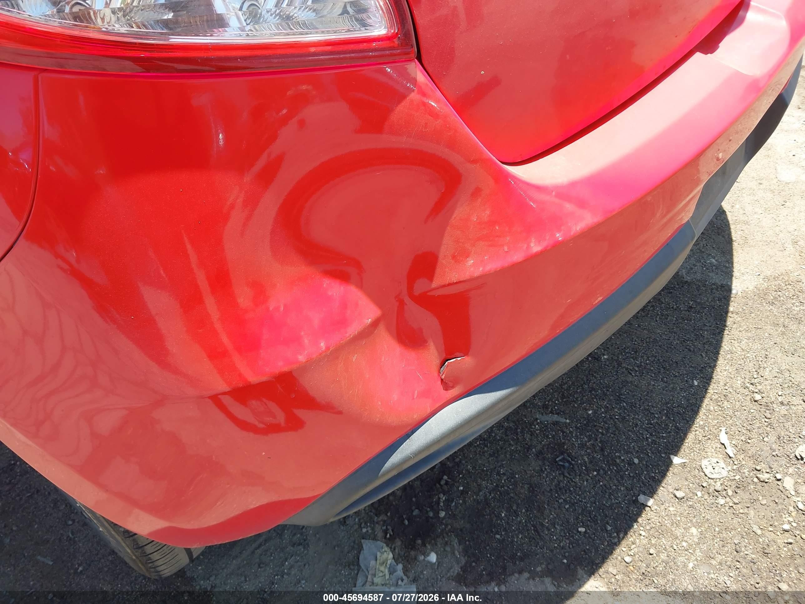2014 Mazda Mazda2 Sport Красный vin: JM1DE1KZXE0174301