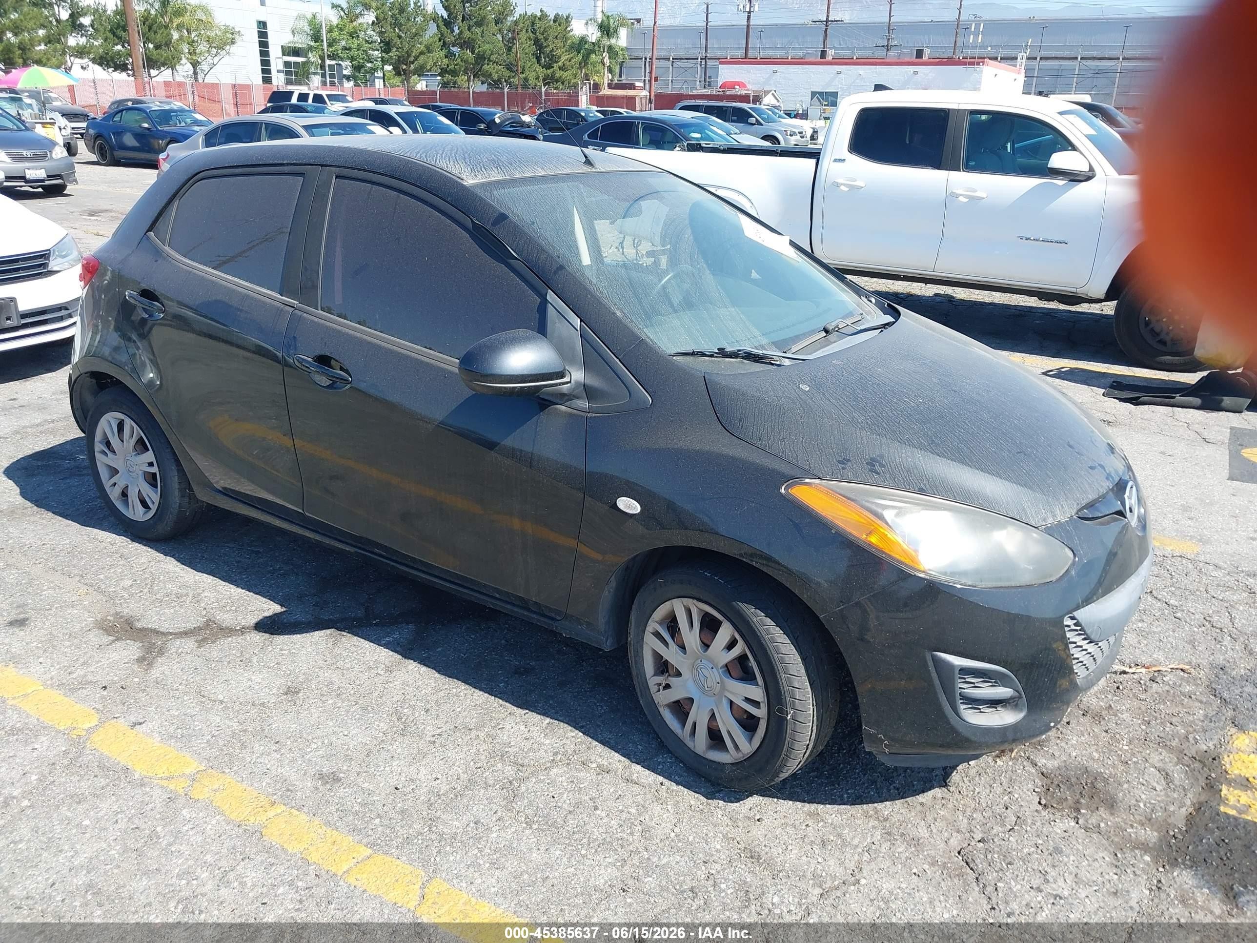 2014 Mazda Mazda2 Sport Black vin: JM1DE1KZXE0184780