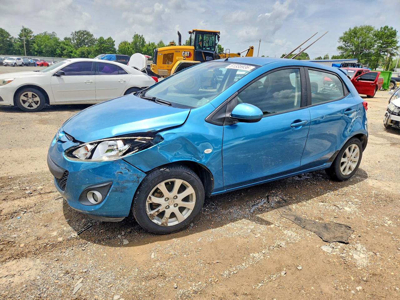 2012 Mazda Mazda2 Синий vin: JM1DE1LY2C0134698