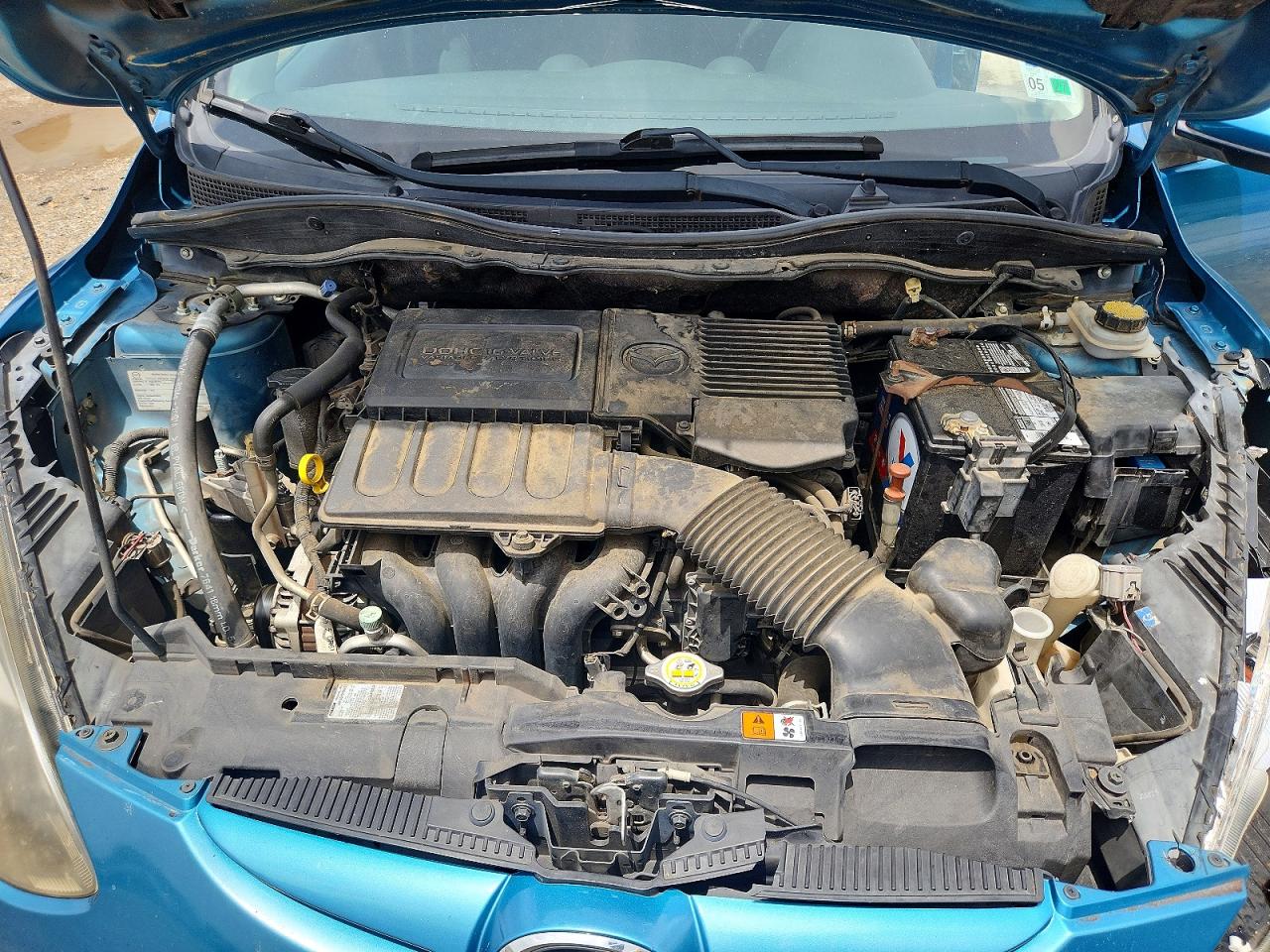 2012 Mazda Mazda2 Синий vin: JM1DE1LY2C0134698