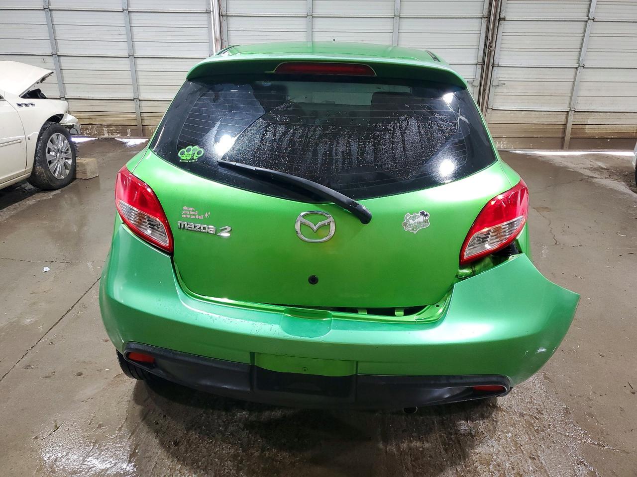 2013 Mazda Mazda2 Green vin: JM1DE1LY2D0157495