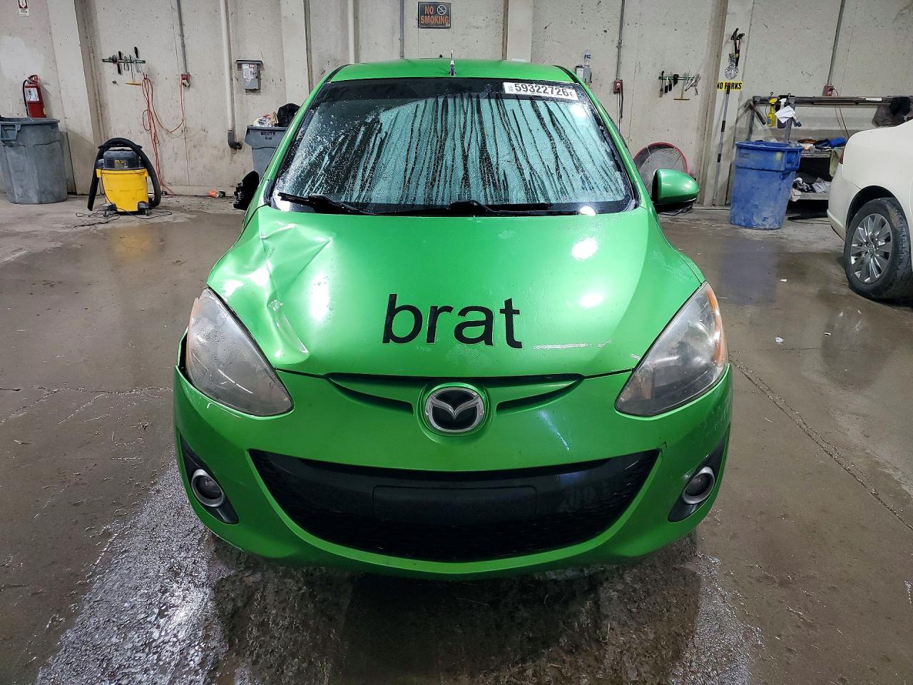 2013 Mazda Mazda2 Green vin: JM1DE1LY2D0157495