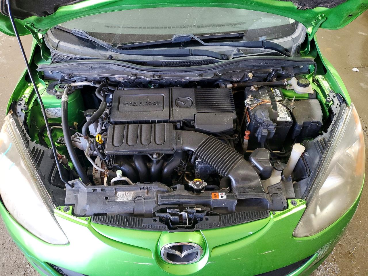 2013 Mazda Mazda2 Green vin: JM1DE1LY2D0157495