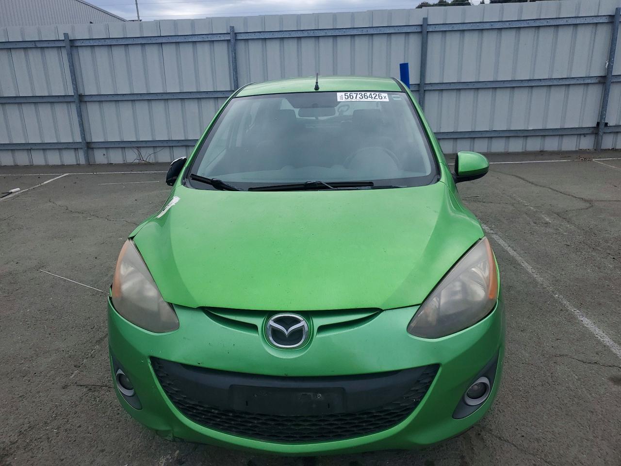 2012 Mazda Mazda2 Green vin: JM1DE1LZ1C0141019