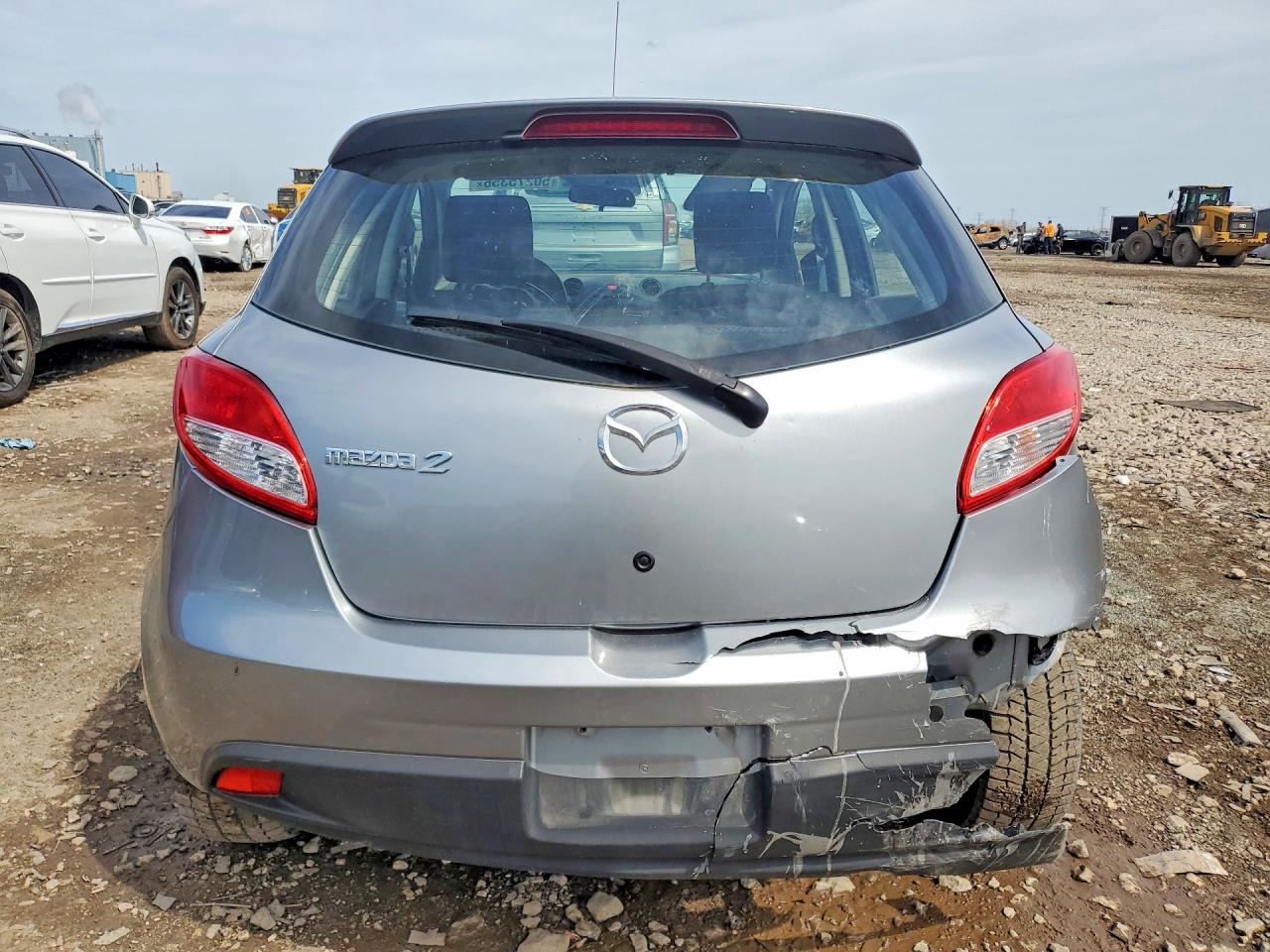 2013 Mazda Mazda2 Gray vin: JM1DE1LZ1D0157772