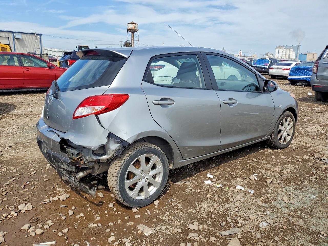2013 Mazda Mazda2 Gray vin: JM1DE1LZ1D0157772