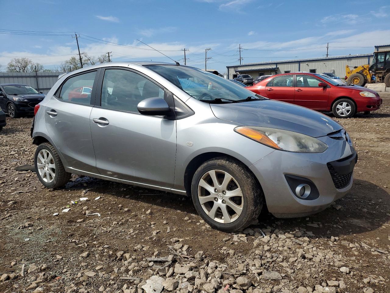 2013 Mazda Mazda2 Gray vin: JM1DE1LZ1D0157772