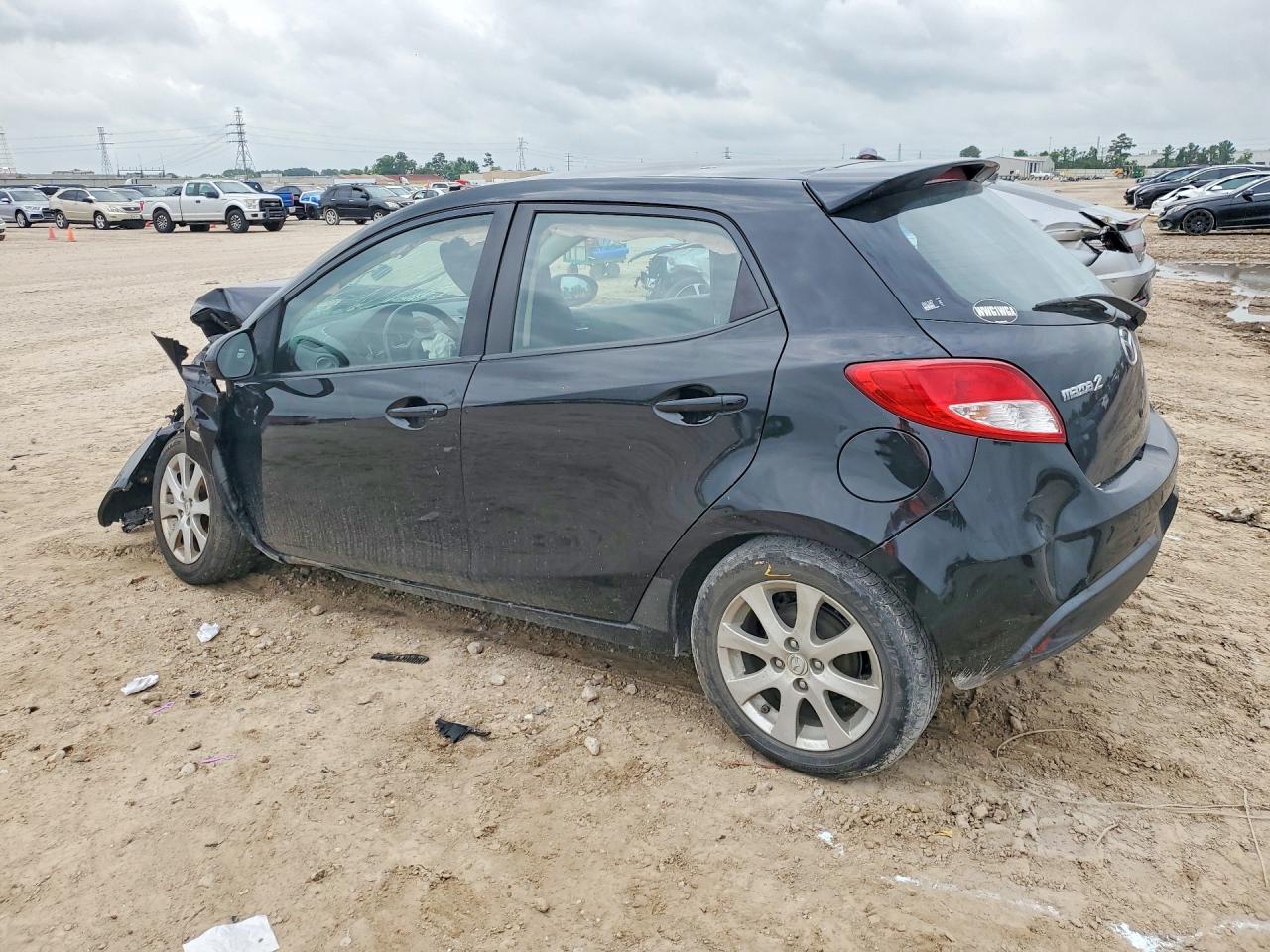 2012 Mazda Mazda2 Black vin: JM1DE1LZ7C0140425