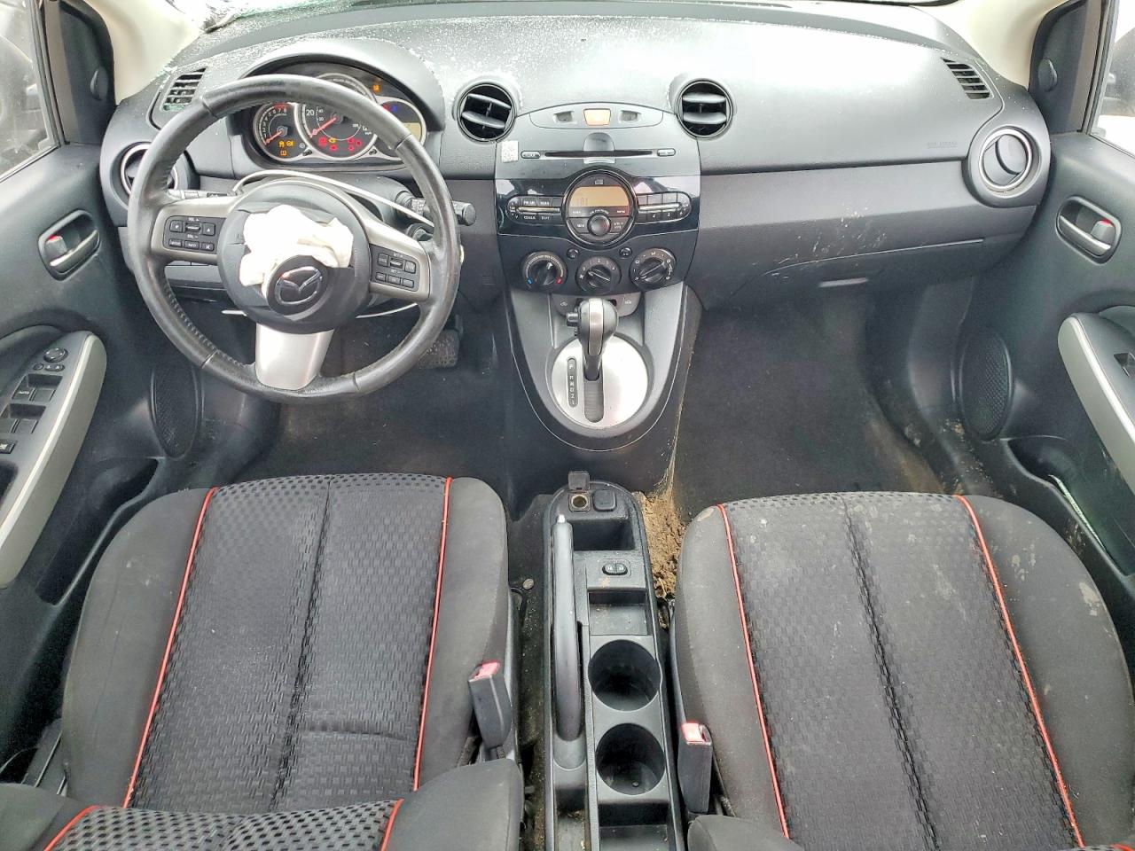 2012 Mazda Mazda2 Black vin: JM1DE1LZ7C0140425