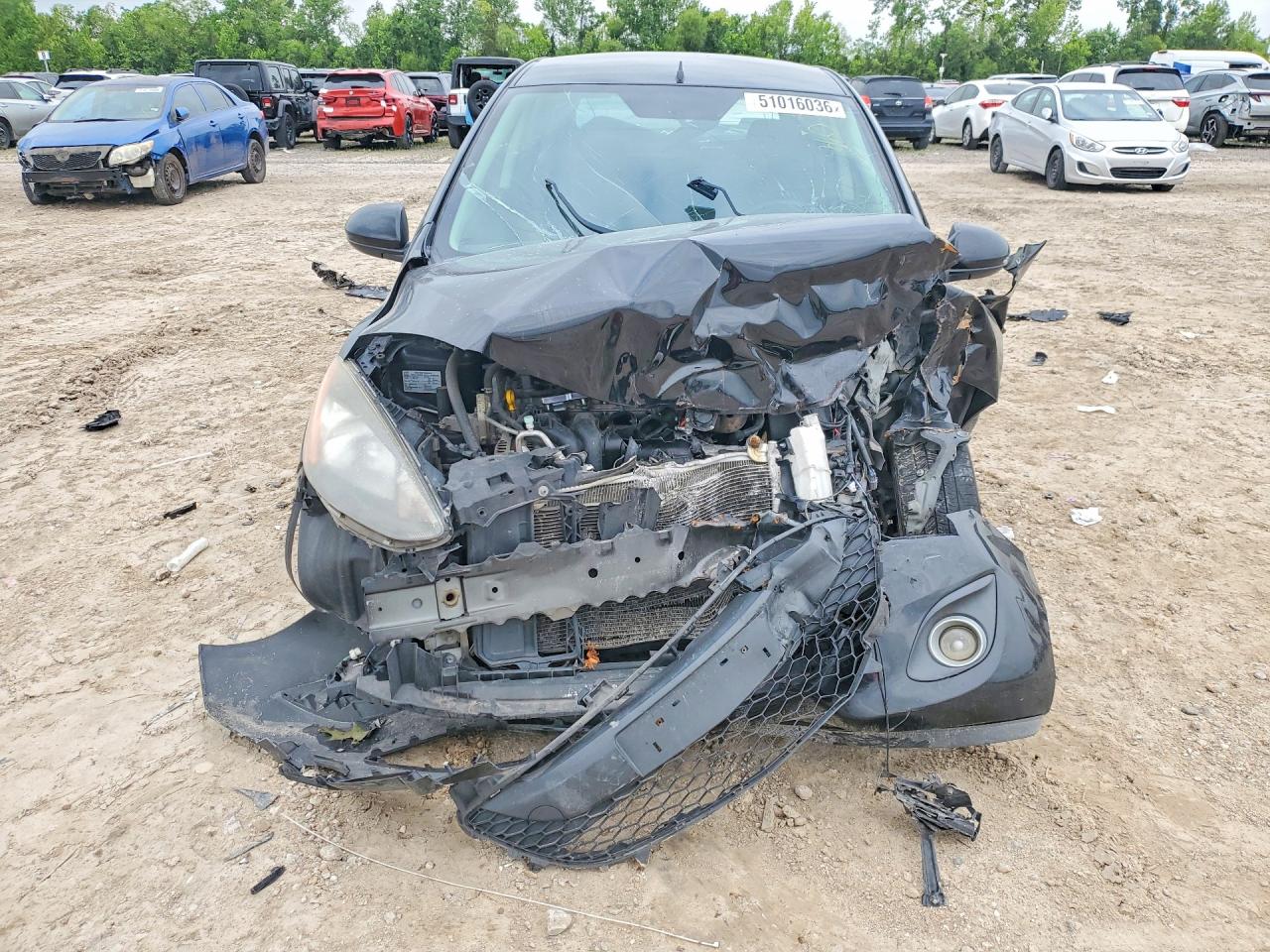 2012 Mazda Mazda2 Black vin: JM1DE1LZ7C0140425