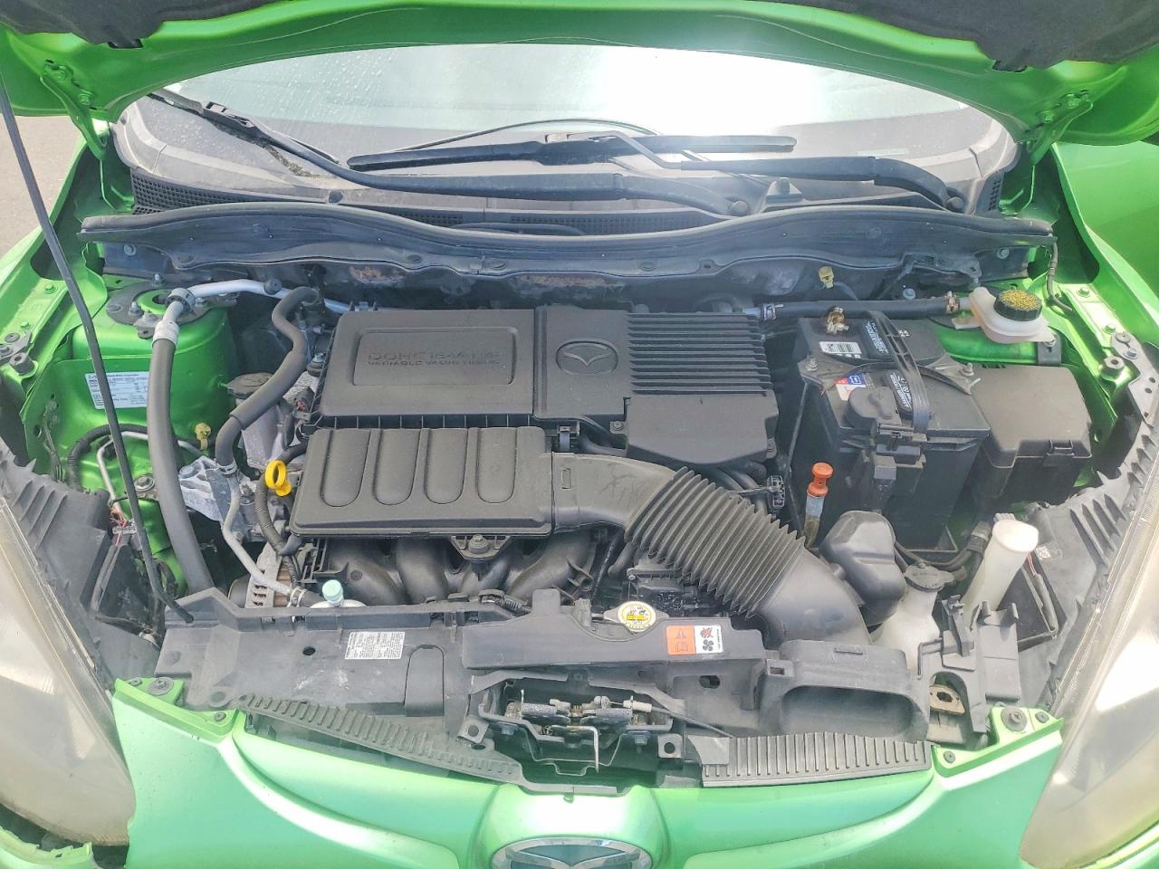 2013 Mazda Mazda2 Green vin: JM1DE1LZ7D0160062