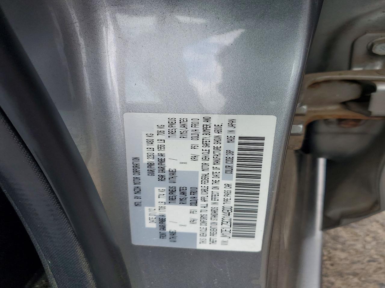 2012 Mazda Mazda2 Sport Silver vin: JM1DE1LZ9C0144900
