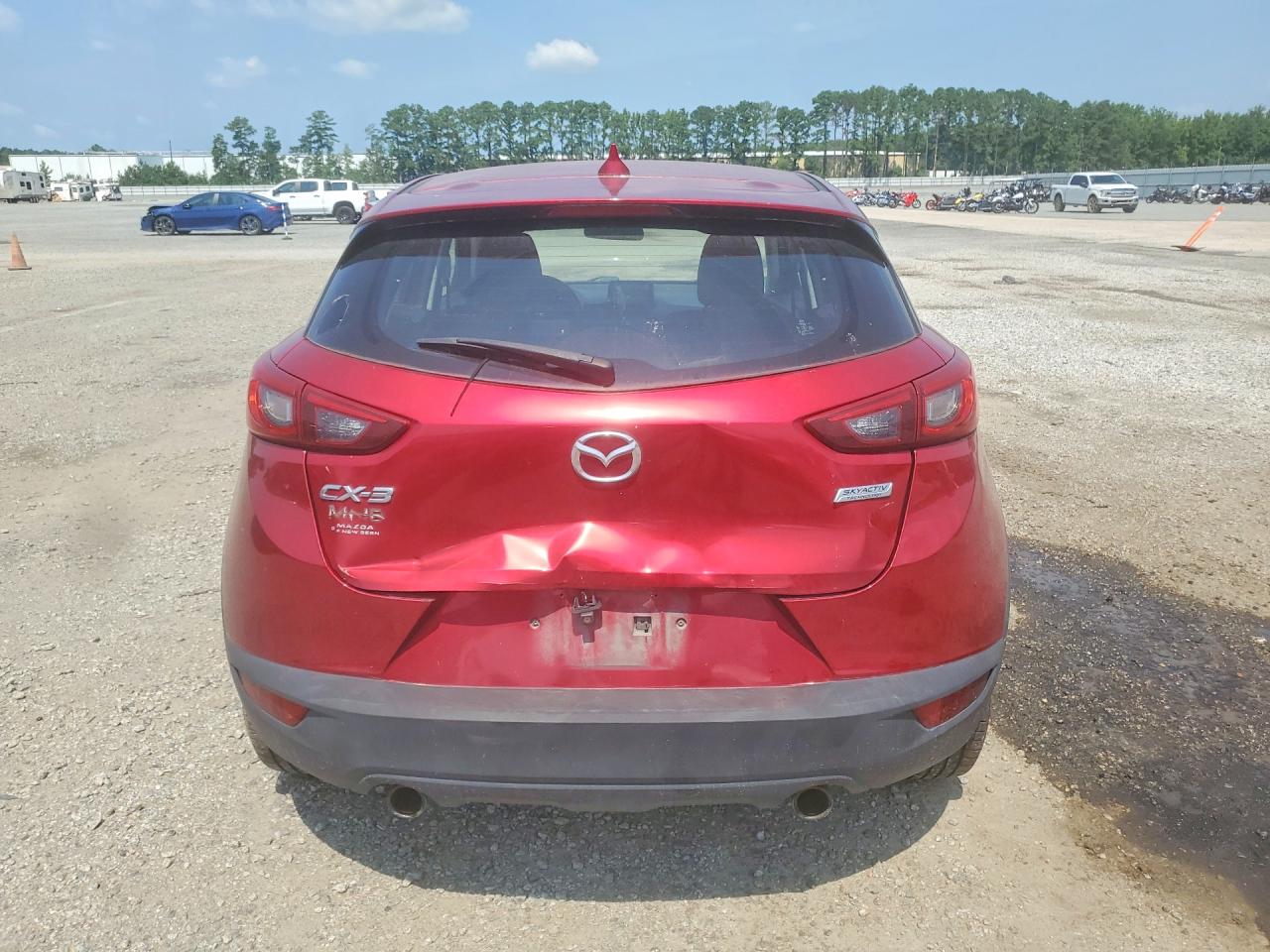 2019 Mazda Cx-3 Sport Красный vin: JM1DKDB72K1418182