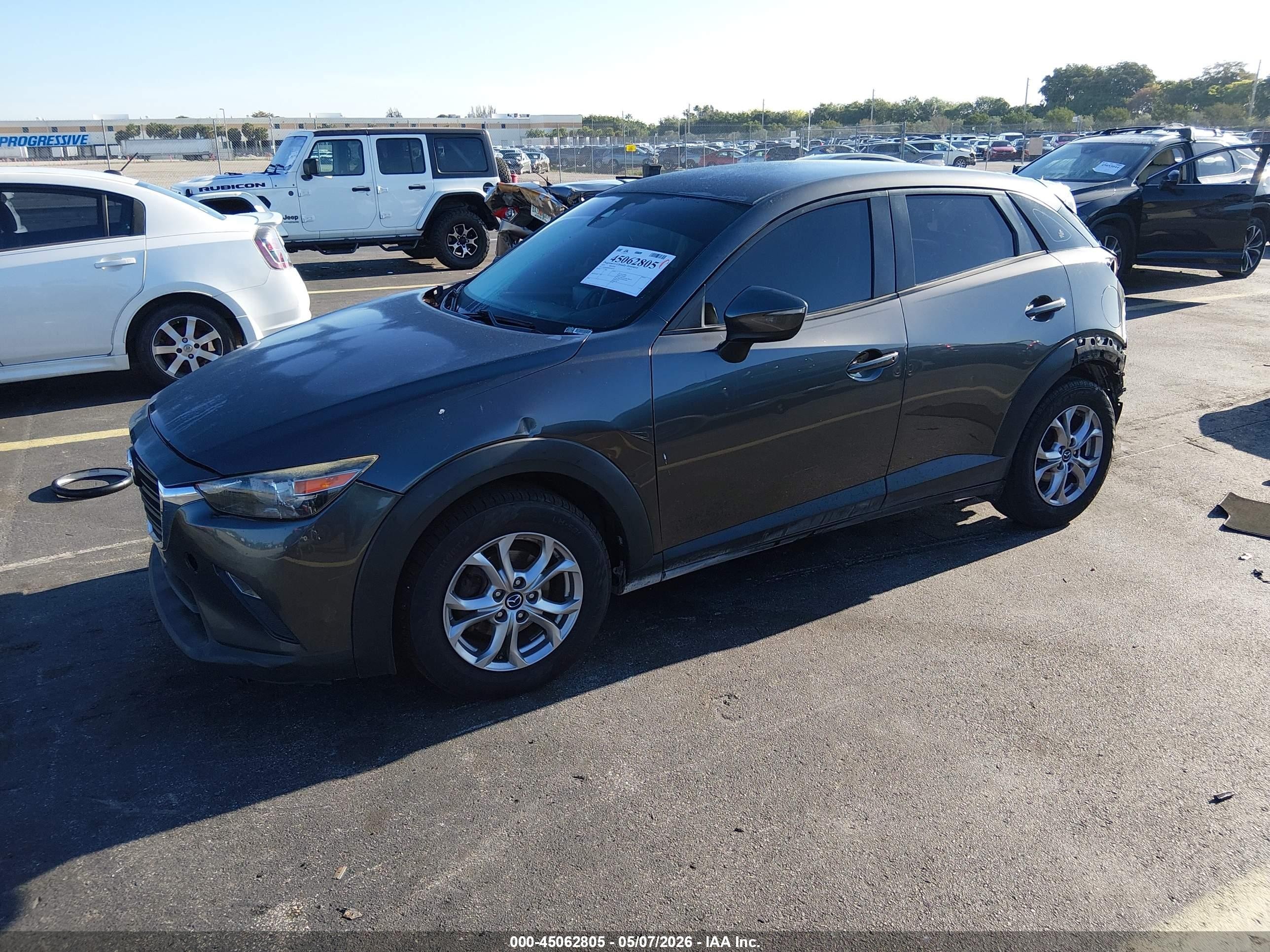 2019 Mazda Cx-3 Sport Серый vin: JM1DKDB74K0445258