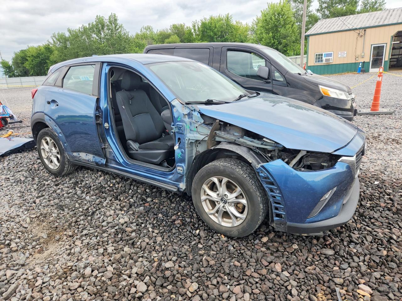 2019 Mazda Cx-3 Sport Blue vin: JM1DKDB75K1442296