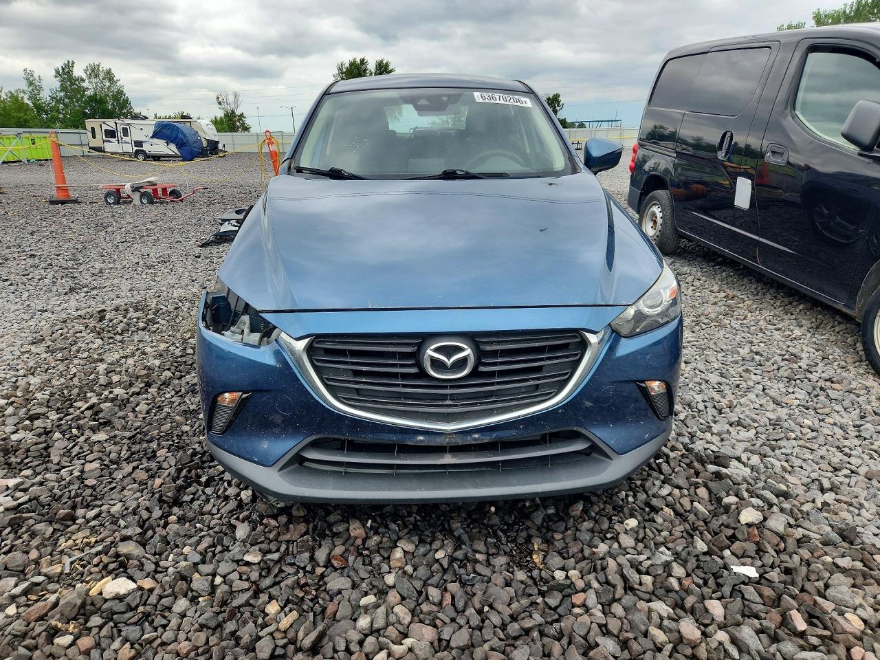 2019 Mazda Cx-3 Sport Blue vin: JM1DKDB75K1442296