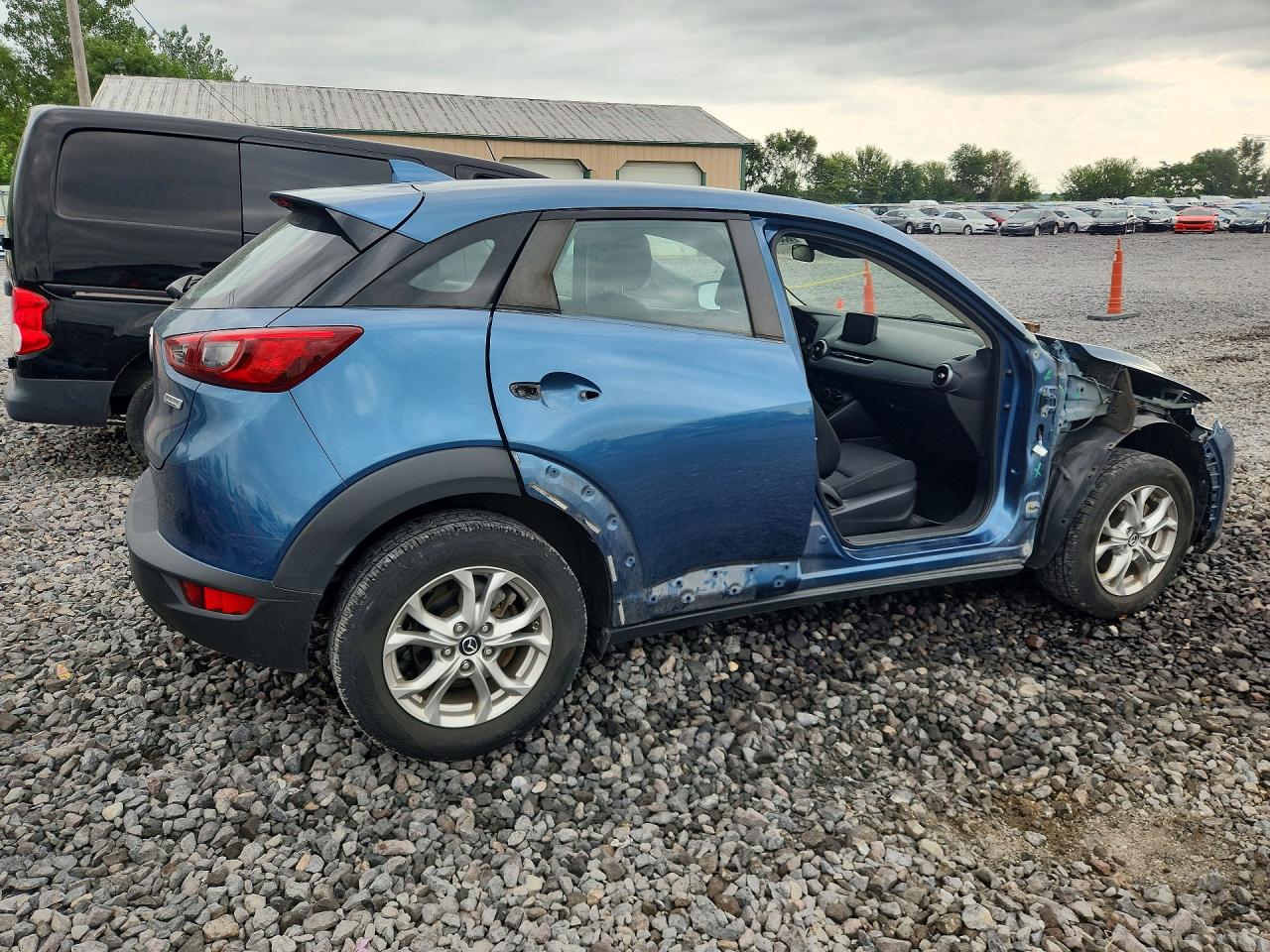 2019 Mazda Cx-3 Sport Blue vin: JM1DKDB75K1442296