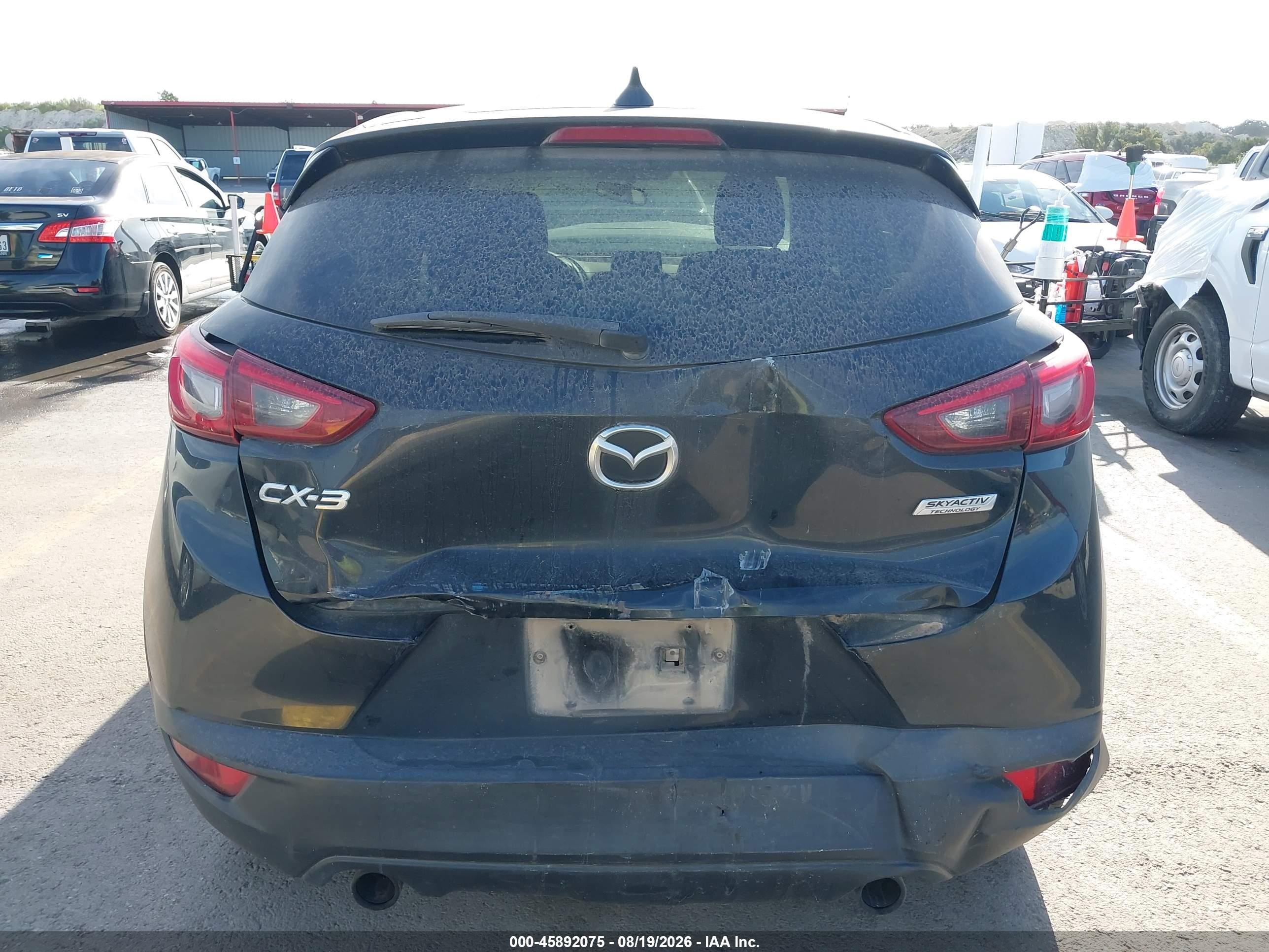 2016 Mazda Cx-3 Sport Black vin: JM1DKDB77G0137024