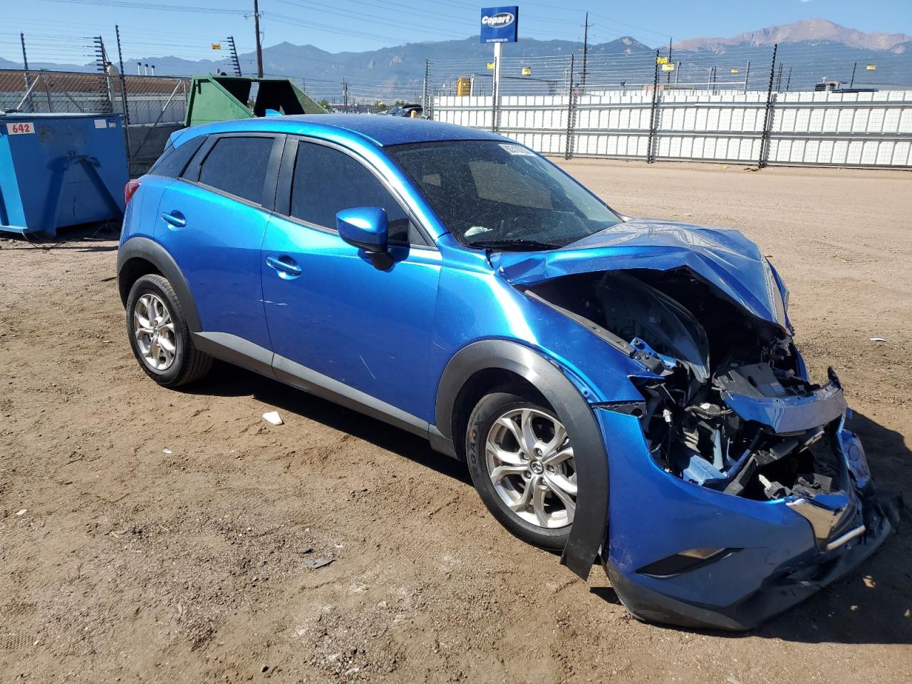 2017 Mazda Cx-3 Sport Blue vin: JM1DKDB77H0157498