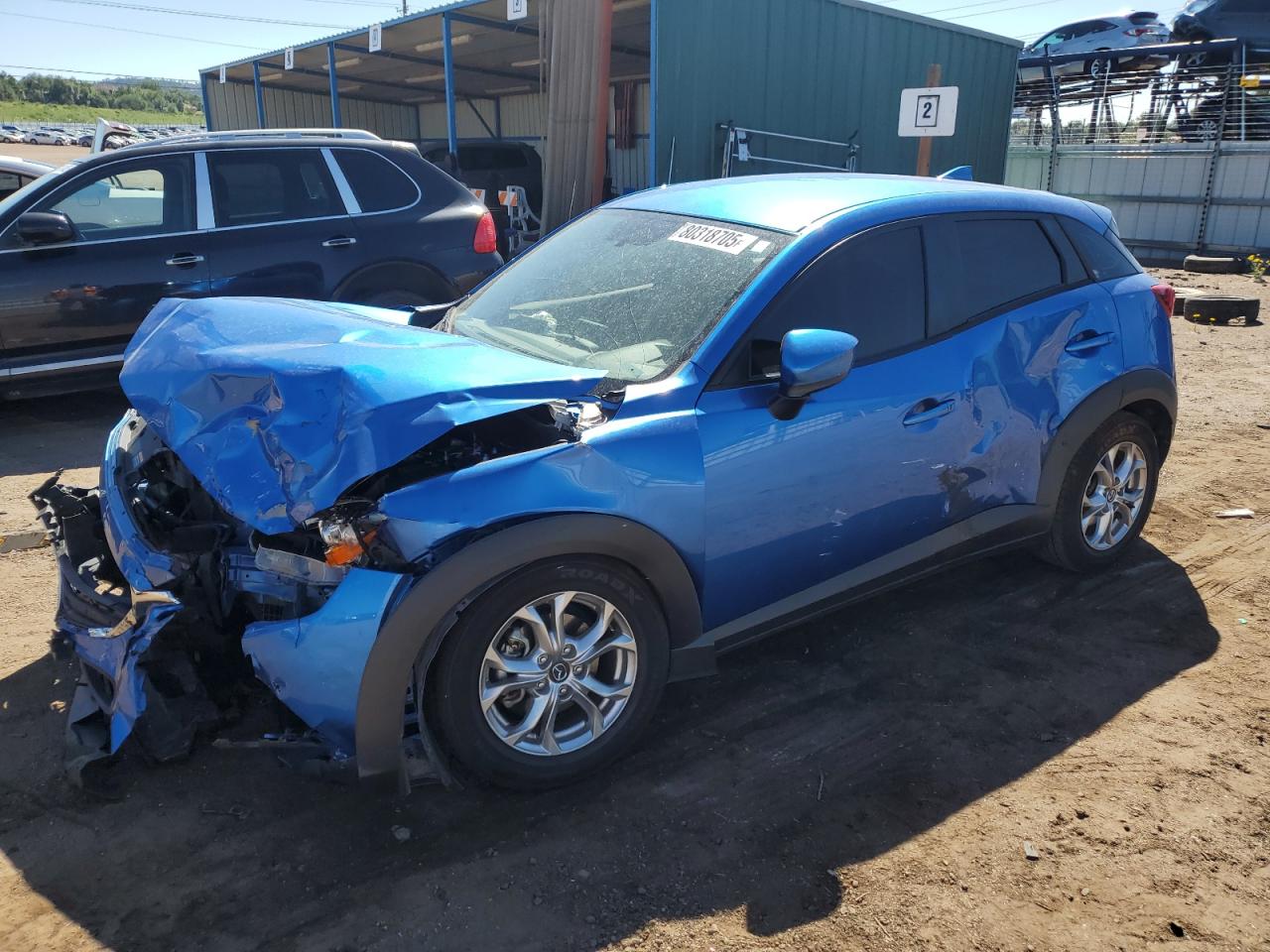 2017 Mazda Cx-3 Sport Blue vin: JM1DKDB77H0157498