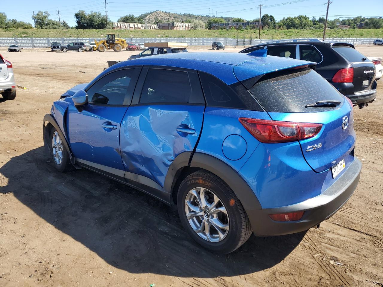 2017 Mazda Cx-3 Sport Blue vin: JM1DKDB77H0157498