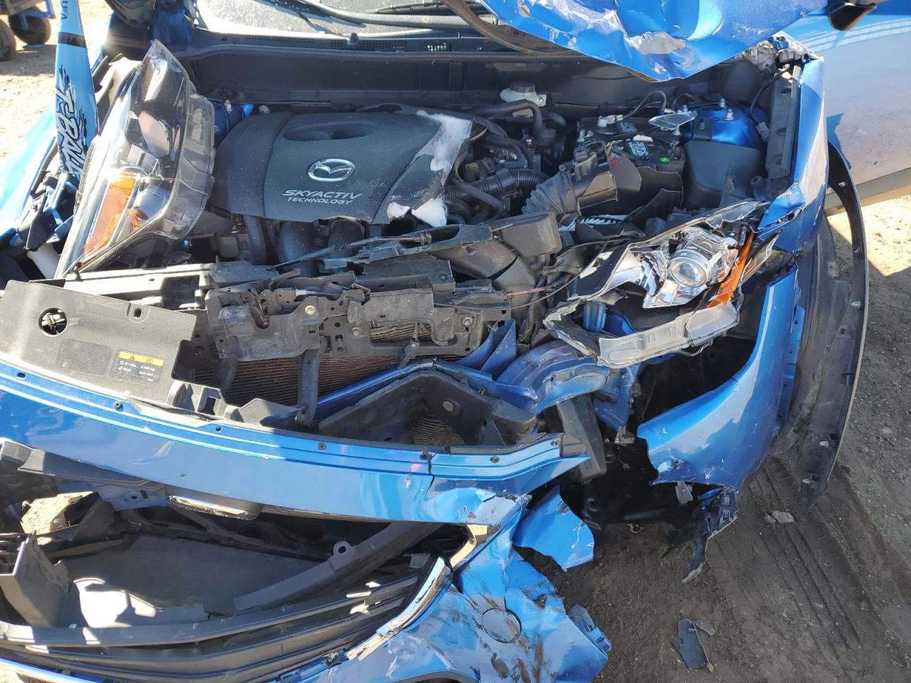 2017 Mazda Cx-3 Sport Blue vin: JM1DKDB77H0157498