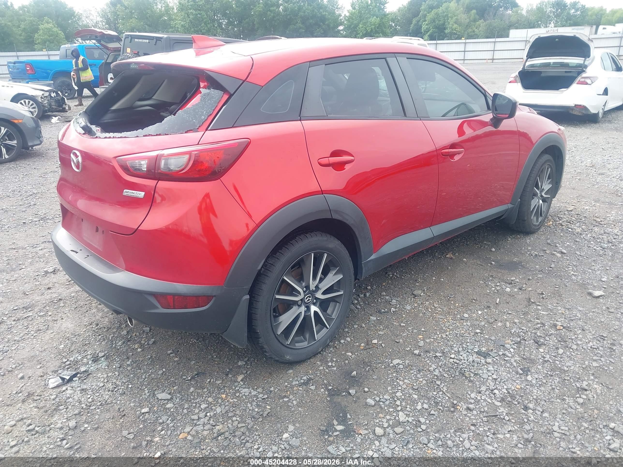 2017 Mazda Cx-3 Touring Red vin: JM1DKDC79H0143486