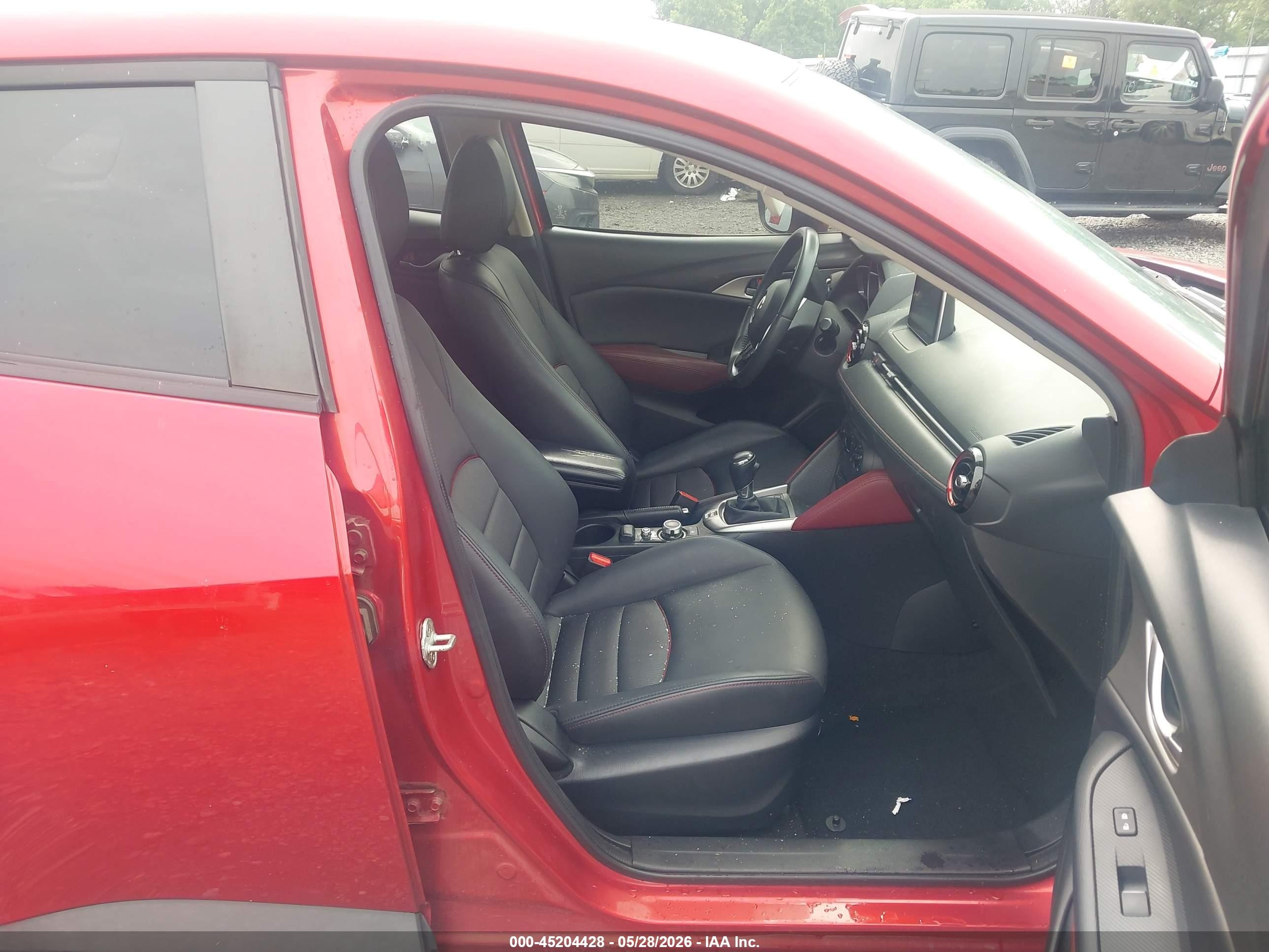 2017 Mazda Cx-3 Touring Red vin: JM1DKDC79H0143486