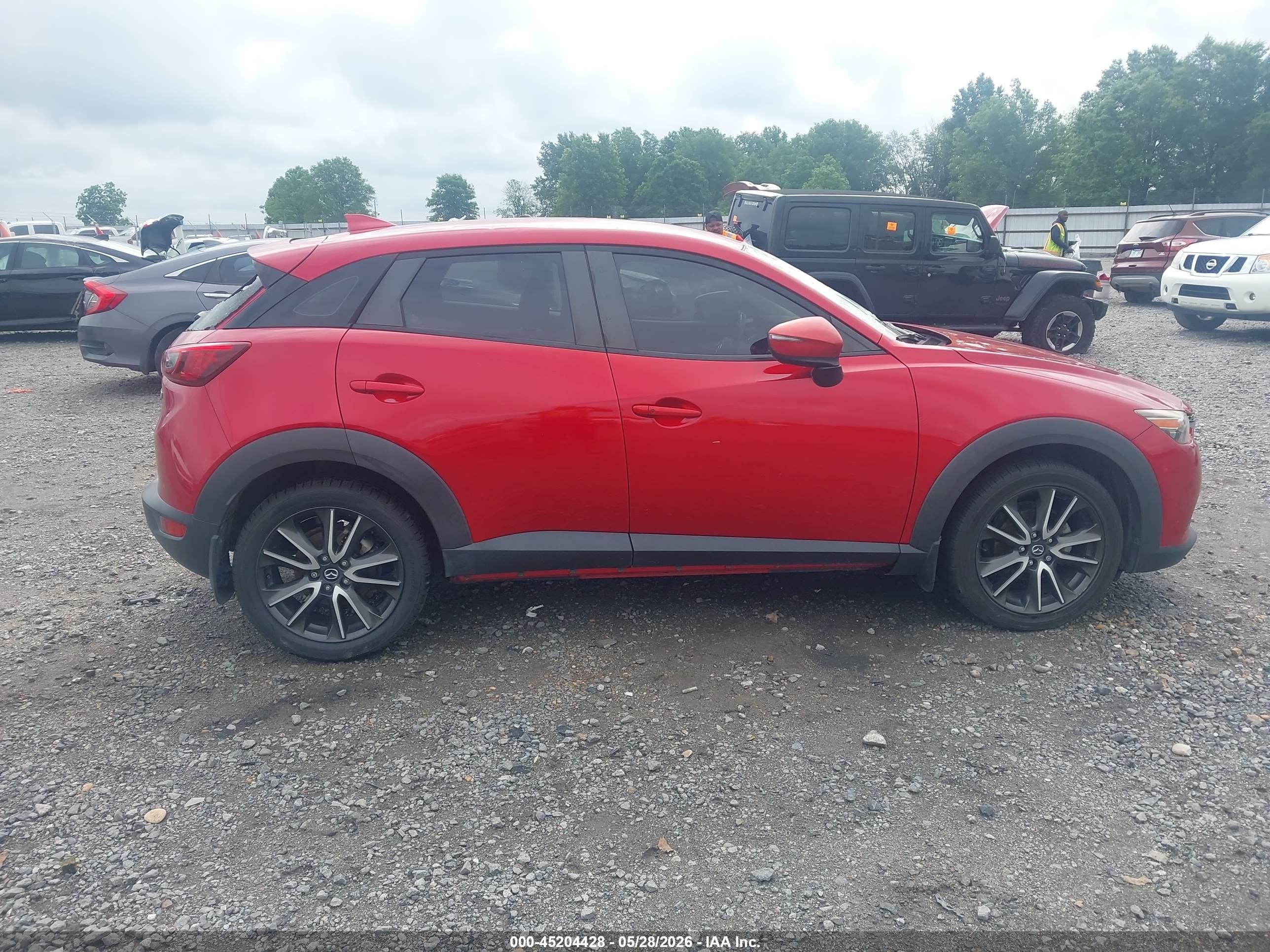 2017 Mazda Cx-3 Touring Red vin: JM1DKDC79H0143486