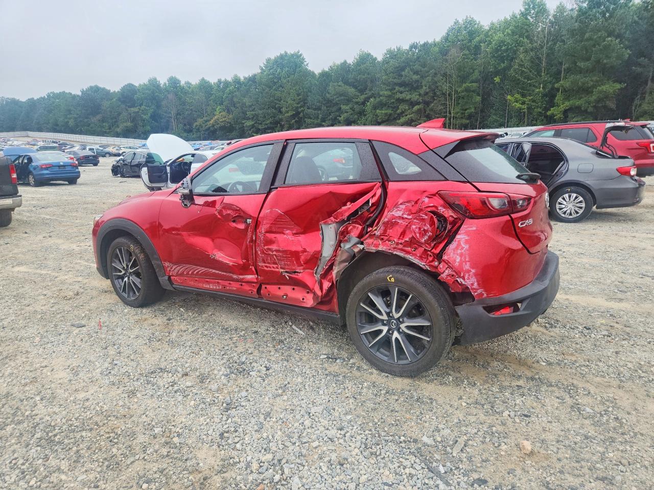 2018 Mazda Cx-3 Grand Touring Red vin: JM1DKDD74J0324905