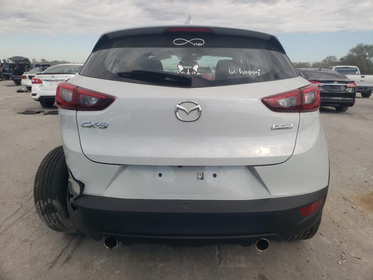 2017 Mazda Cx-3 Grand Touring White vin: JM1DKDD75H0146318