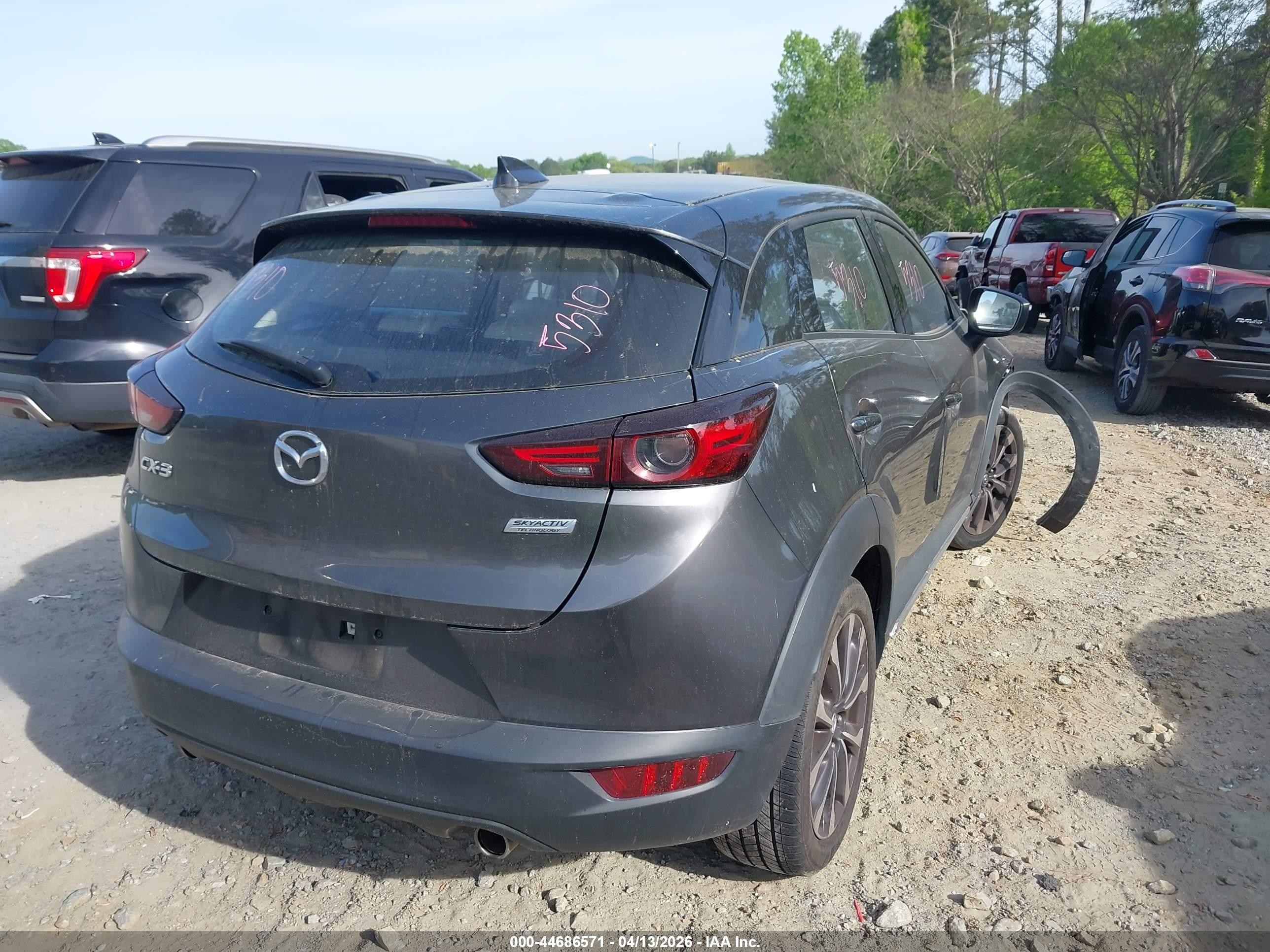2019 Mazda Cx-3 Grand Touring Серый vin: JM1DKDD75K0418518