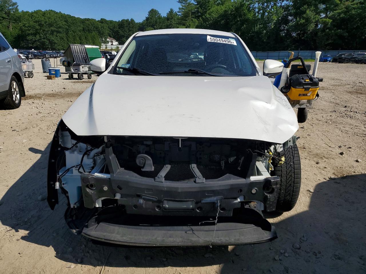 2019 Mazda Cx-3 Sport White vin: JM1DKFB7XK1430155