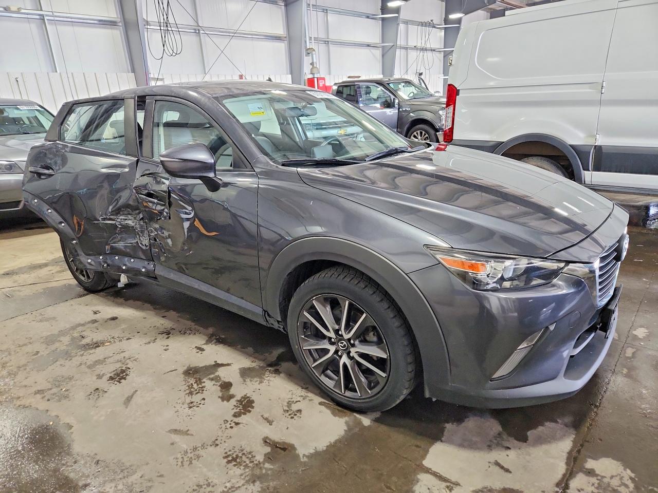 2017 Mazda Cx-3 Touring Gray vin: JM1DKFC70H0171690
