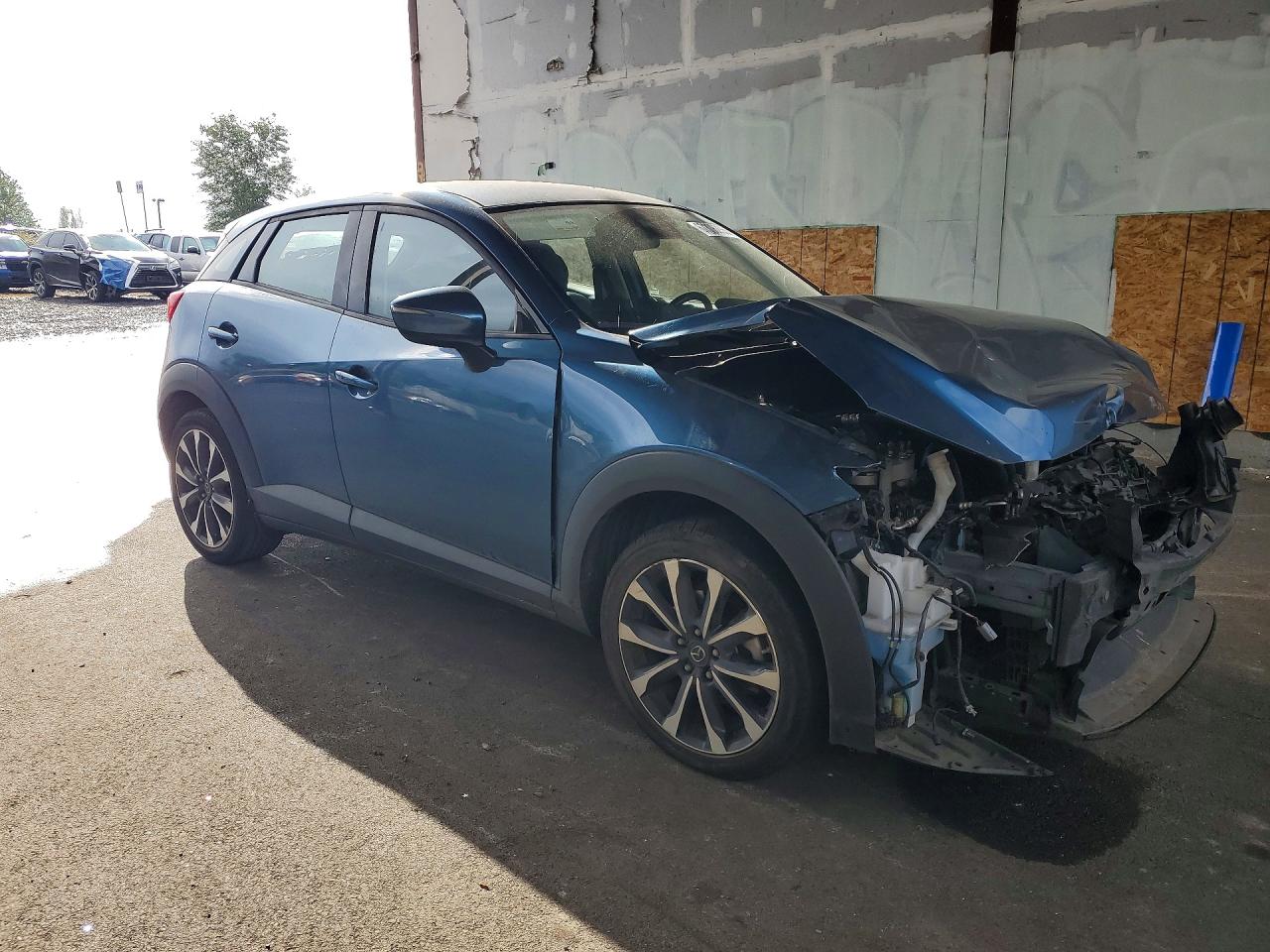 2019 Mazda Cx-3 Touring Blue vin: JM1DKFC70K0410369