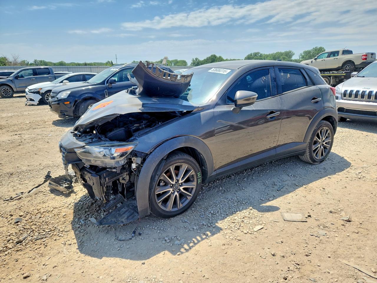 2017 Mazda Cx-3 Touring Серый vin: JM1DKFC72H0160268