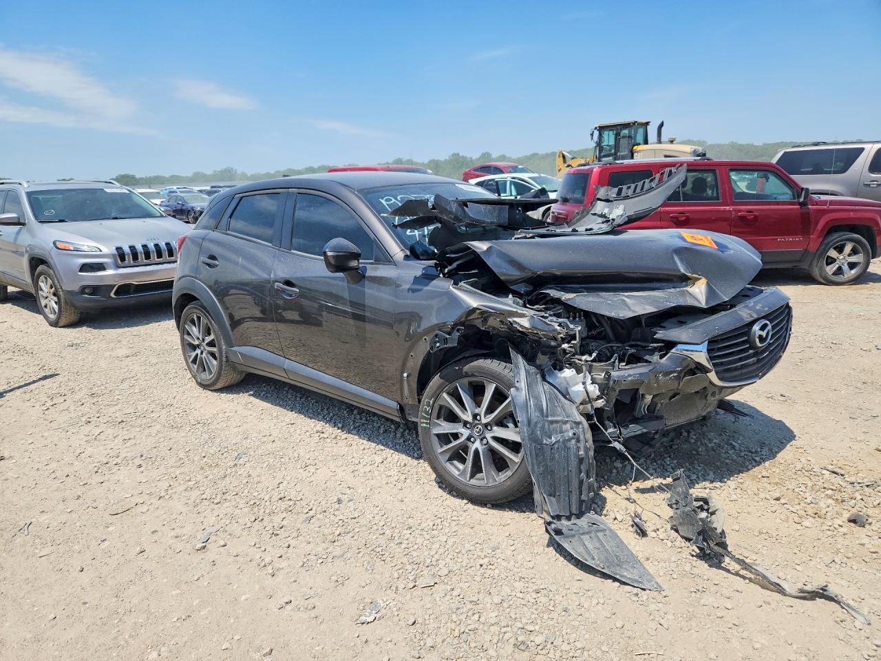 2017 Mazda Cx-3 Touring Серый vin: JM1DKFC72H0160268