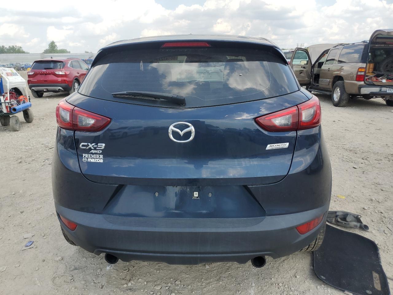 2017 Mazda Cx-3 Touring Синий vin: JM1DKFC72H0175045