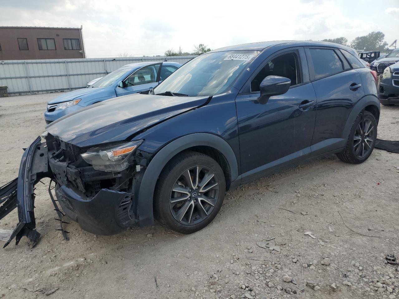 2017 Mazda Cx-3 Touring Blue vin: JM1DKFC72H0175045