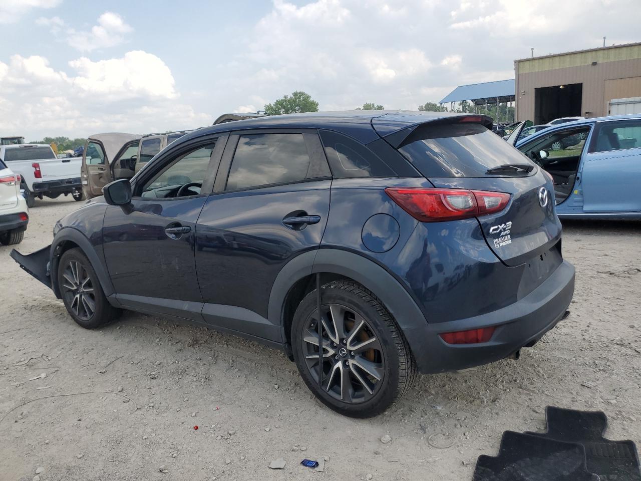 2017 Mazda Cx-3 Touring Синий vin: JM1DKFC72H0175045