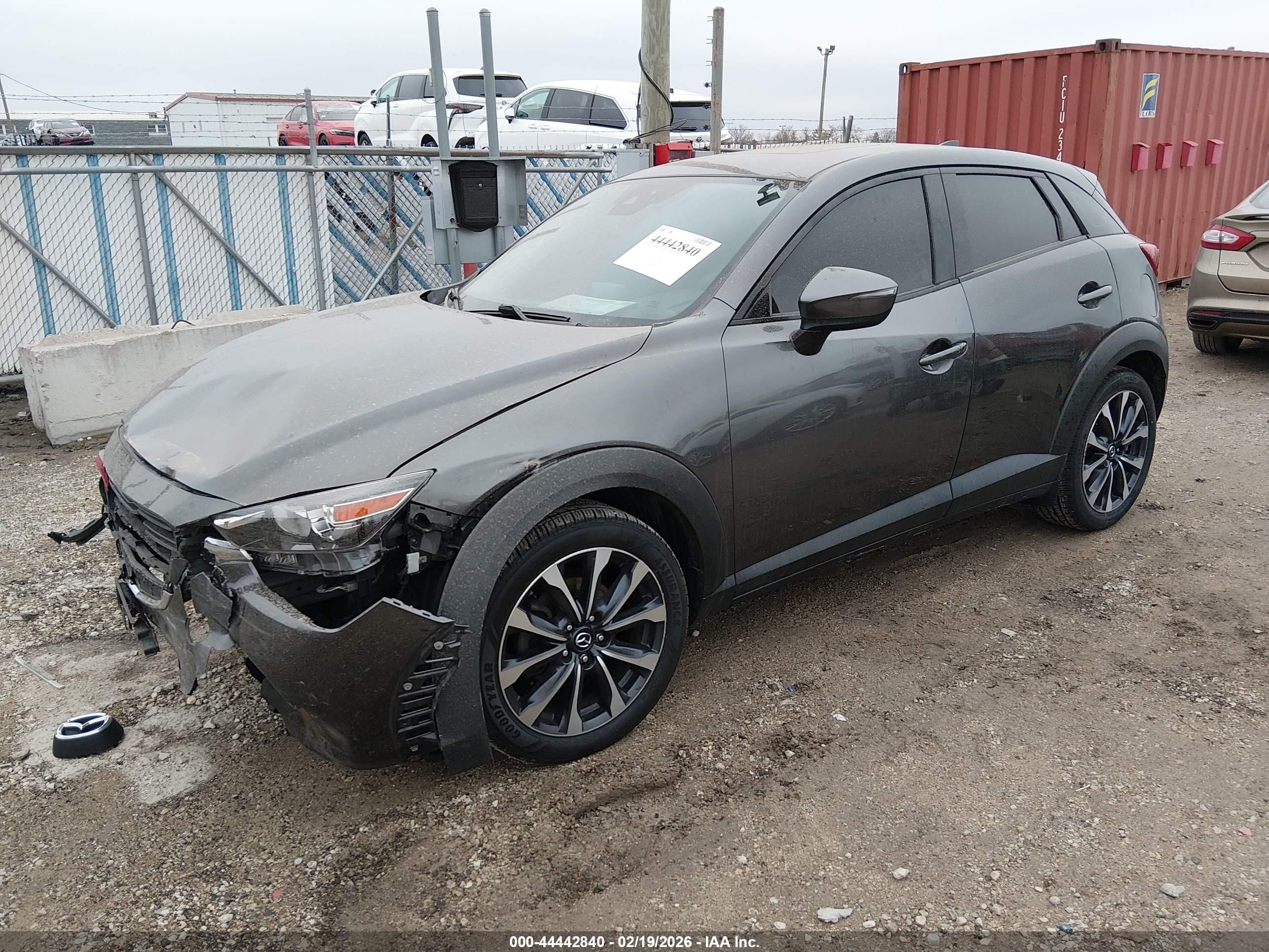 2019 Mazda Cx-3 Touring Серый vin: JM1DKFC78K1458972