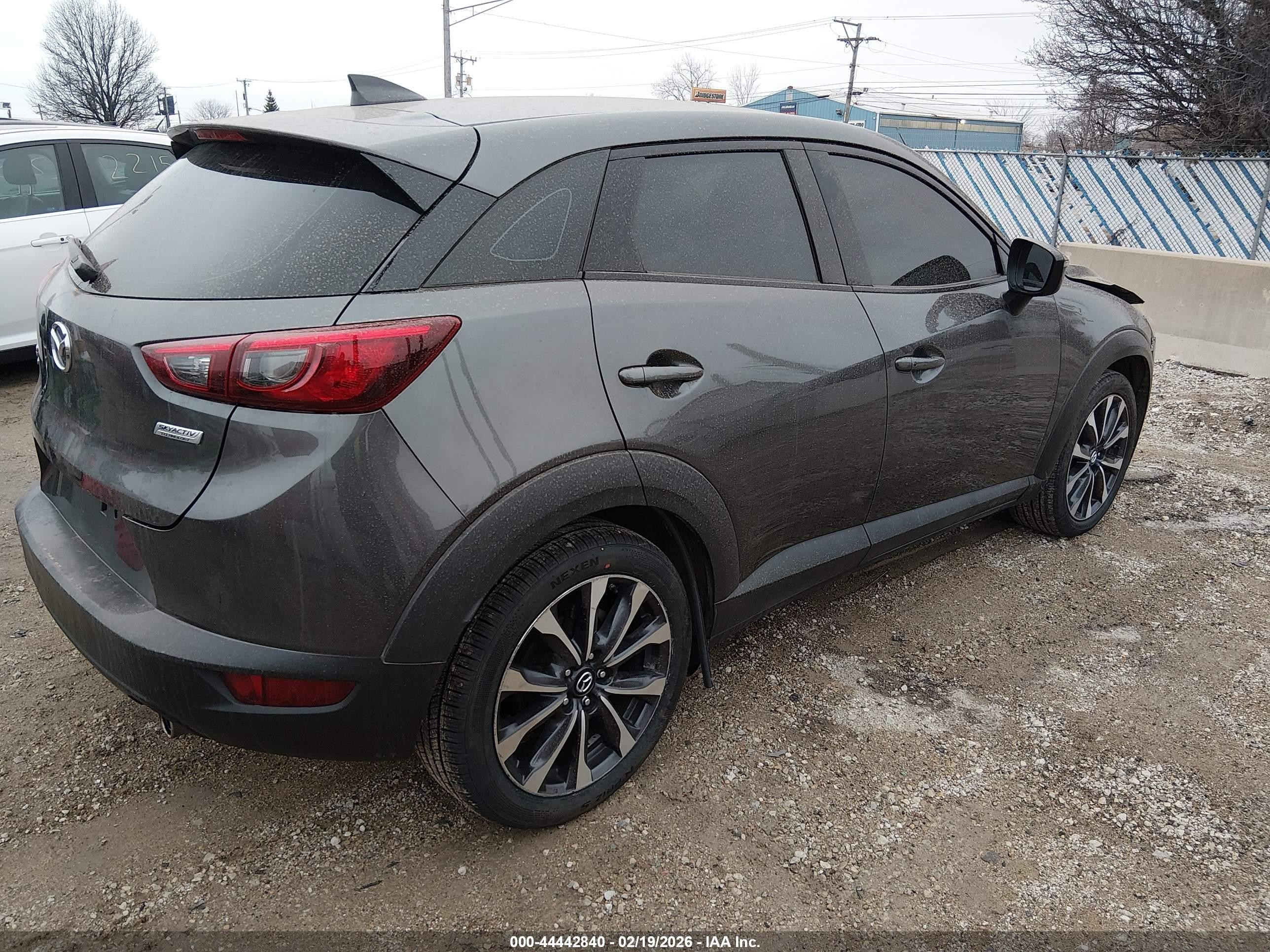 2019 Mazda Cx-3 Touring Серый vin: JM1DKFC78K1458972