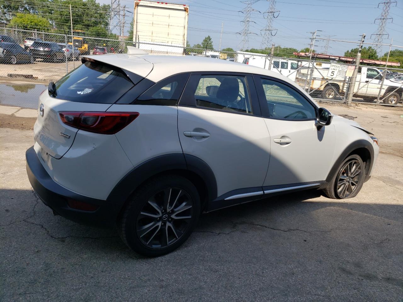 2016 Mazda Cx-3 Grand Touring White vin: JM1DKFD76G0127156