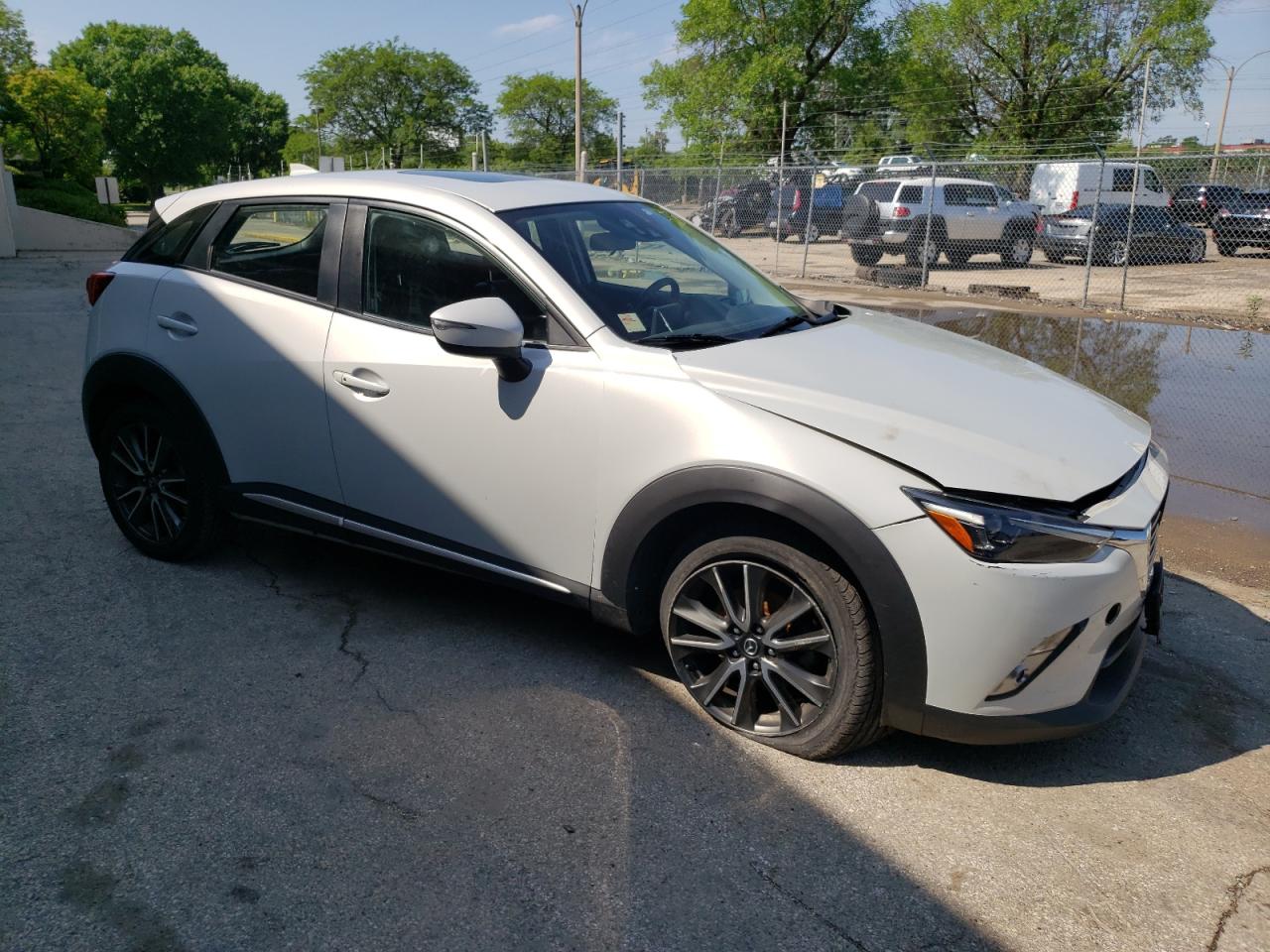 2016 Mazda Cx-3 Grand Touring White vin: JM1DKFD76G0127156
