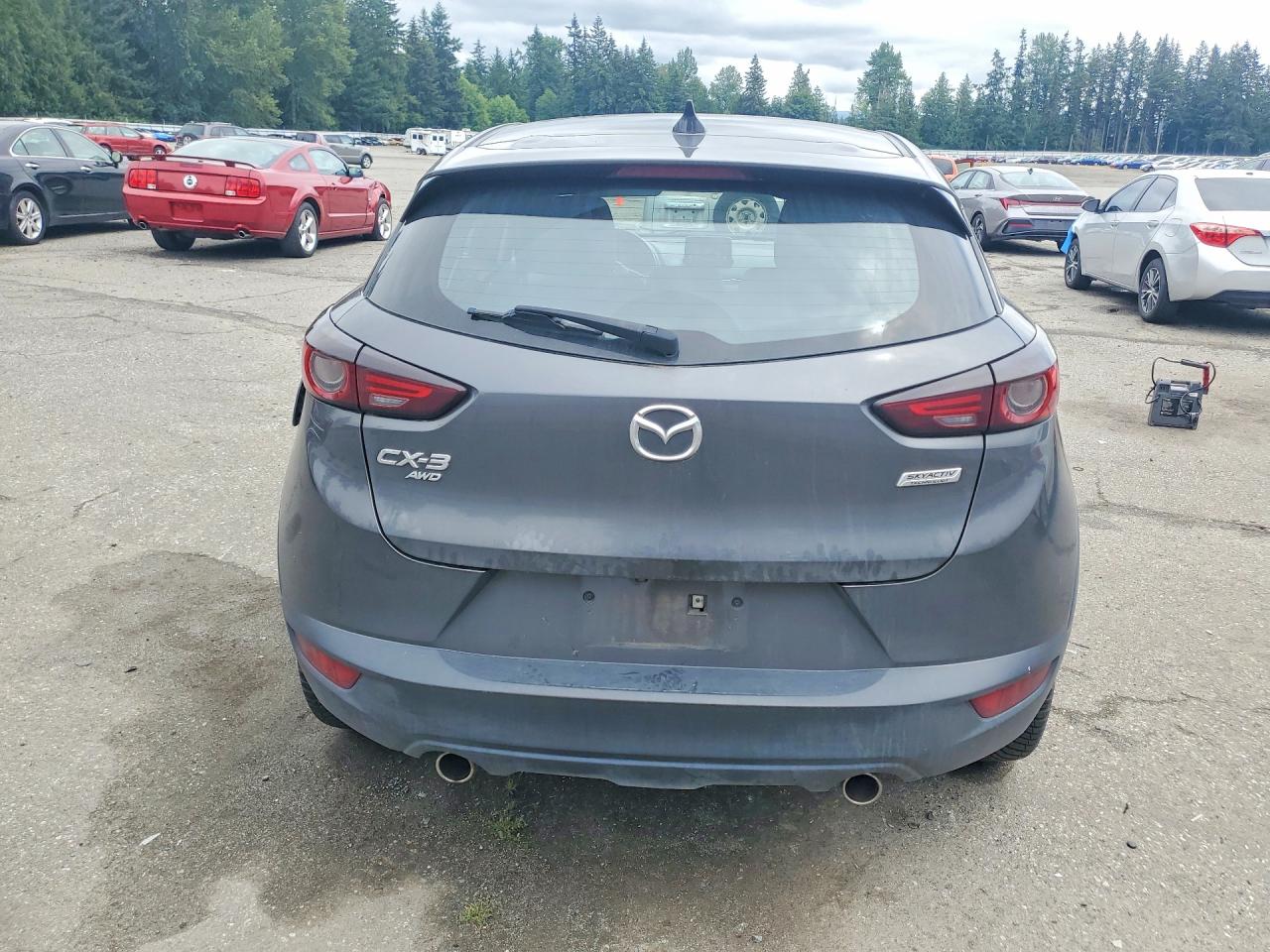 2019 Mazda Cx-3 Grand Touring Gray vin: JM1DKFD77K0434036