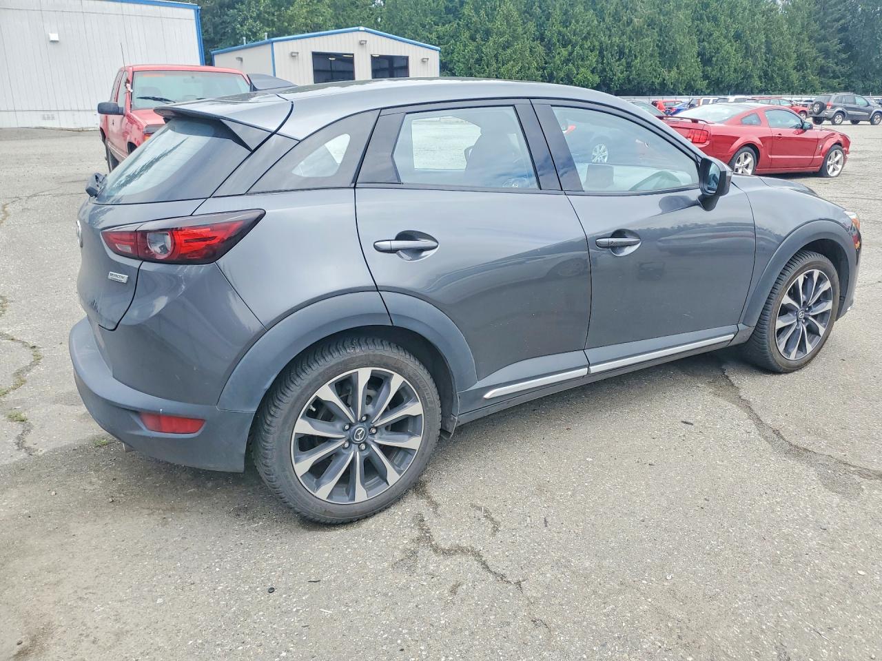 2019 Mazda Cx-3 Grand Touring Gray vin: JM1DKFD77K0434036