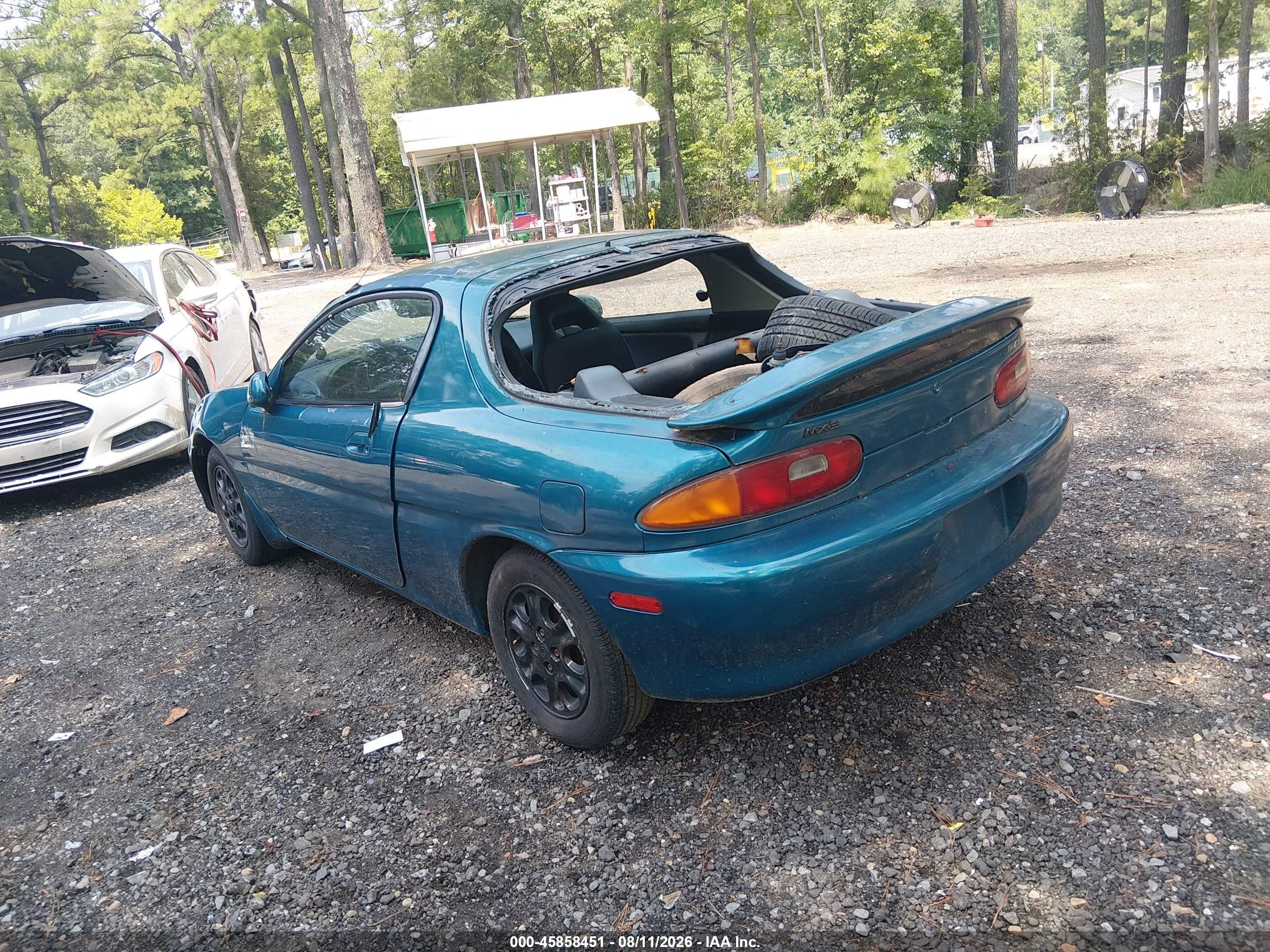 1993 Mazda Mx-3 Blue vin: JM1EC431XP0228039