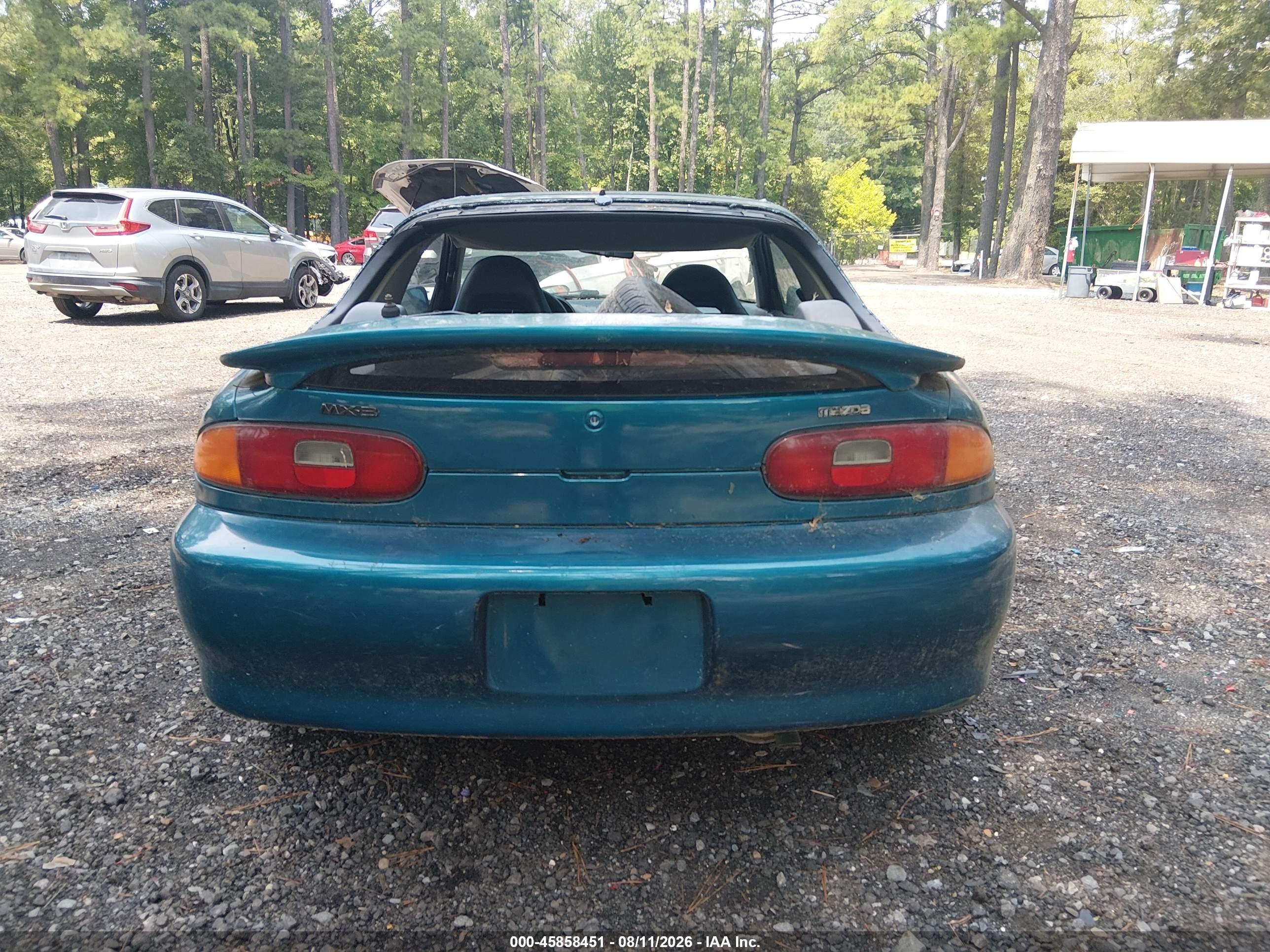 1993 Mazda Mx-3 Blue vin: JM1EC431XP0228039