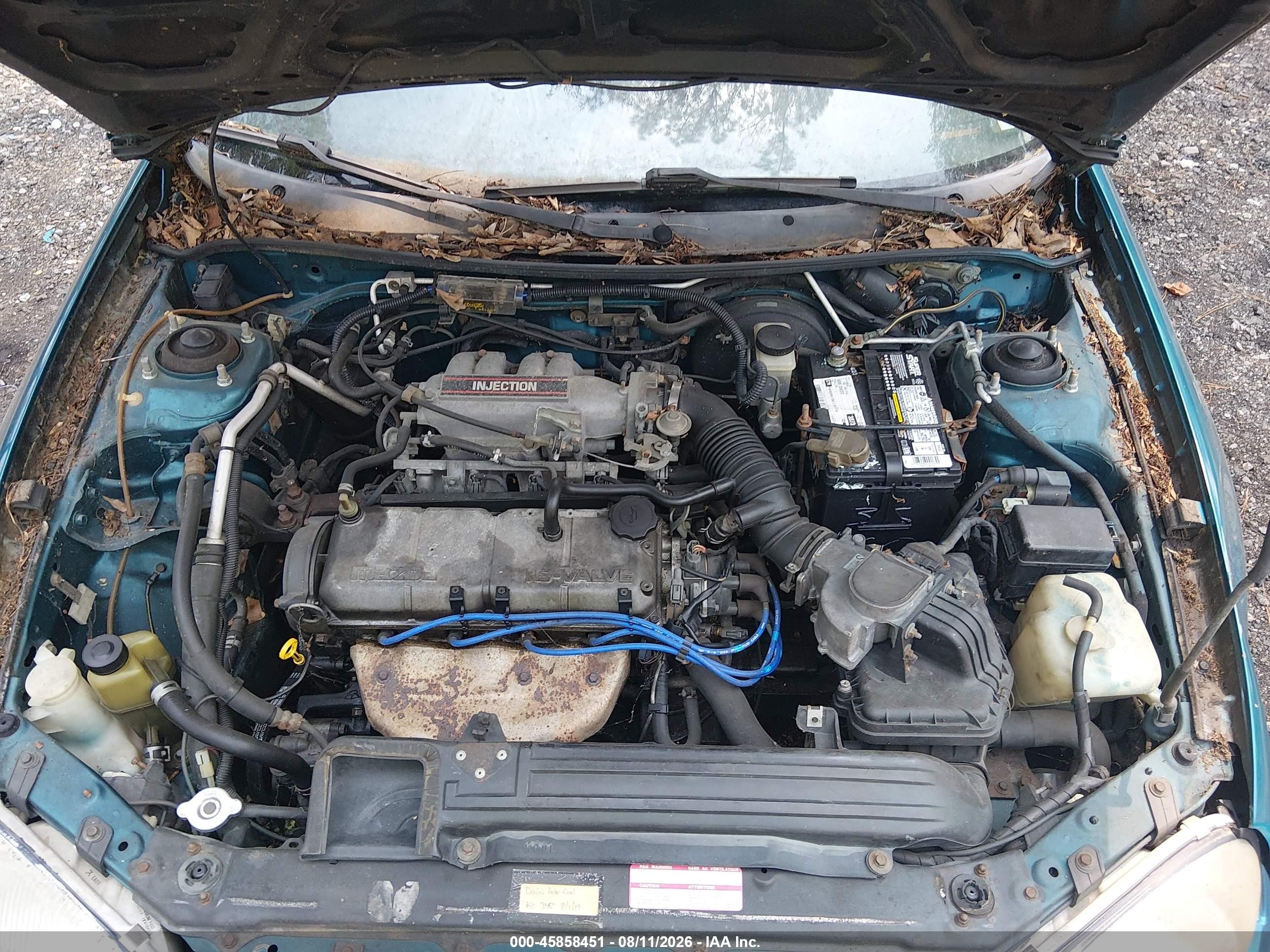 1993 Mazda Mx-3 Blue vin: JM1EC431XP0228039