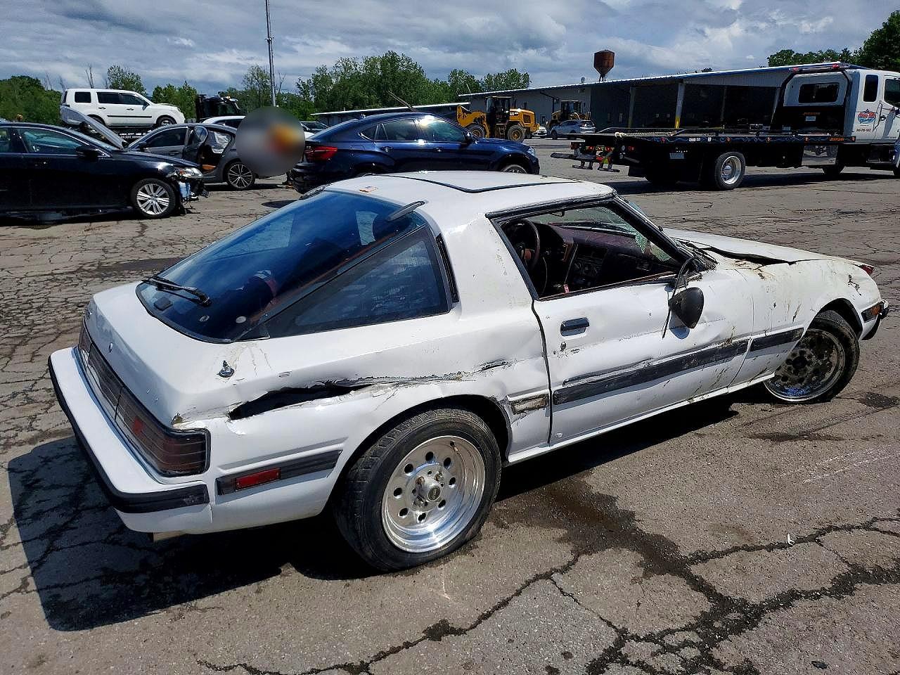 1984 Mazda Rx7 12a White vin: JM1FB3310E0837784